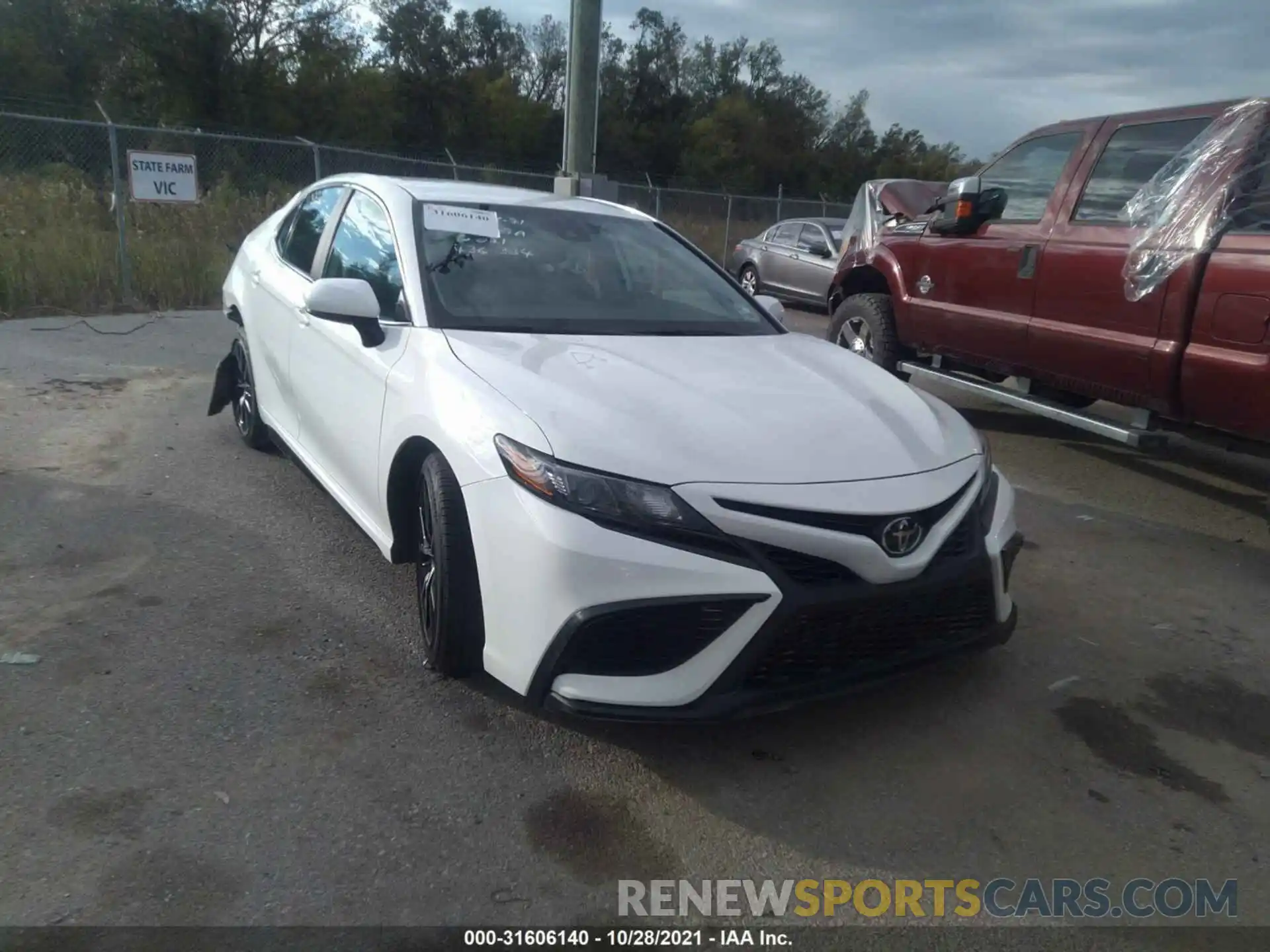 1 Photograph of a damaged car 4T1G11AKXMU436334 TOYOTA CAMRY 2021