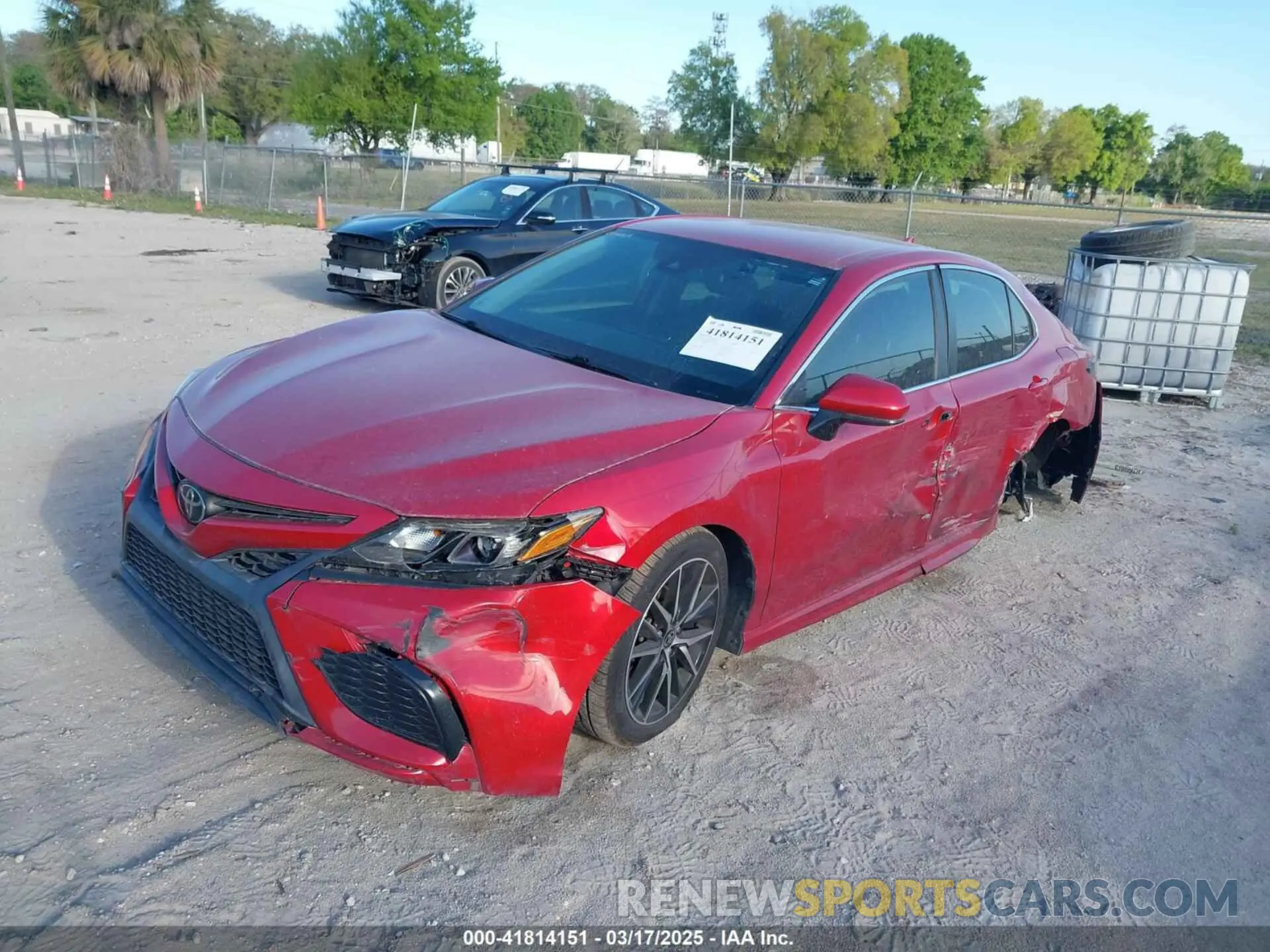 2 Photograph of a damaged car 4T1G11AKXMU443669 TOYOTA CAMRY 2021