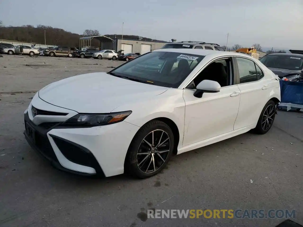 1 Photograph of a damaged car 4T1G11AKXMU451965 TOYOTA CAMRY 2021