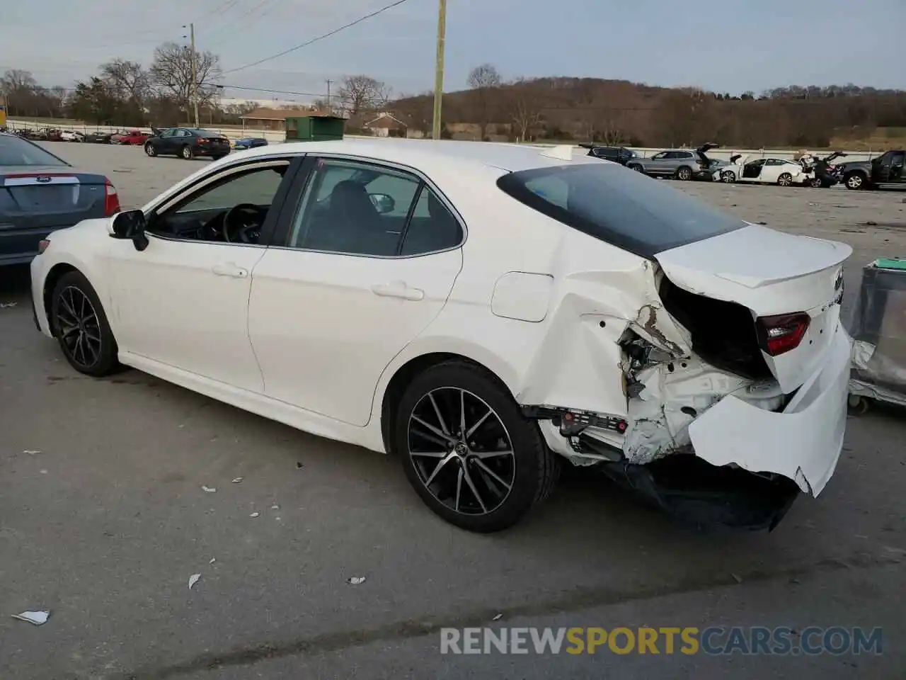 2 Photograph of a damaged car 4T1G11AKXMU451965 TOYOTA CAMRY 2021