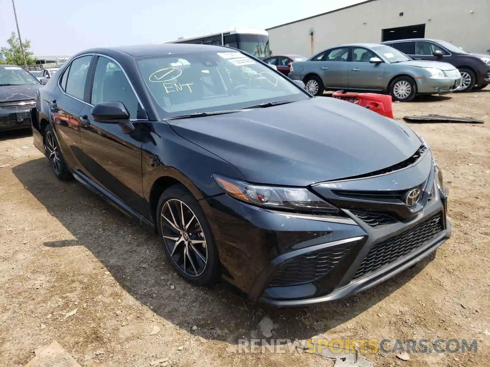 1 Photograph of a damaged car 4T1G11AKXMU454266 TOYOTA CAMRY 2021