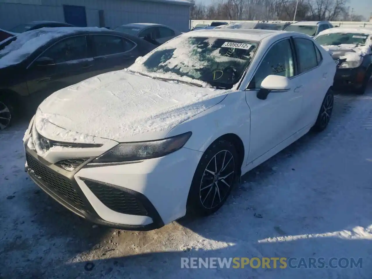 2 Photograph of a damaged car 4T1G11AKXMU460570 TOYOTA CAMRY 2021