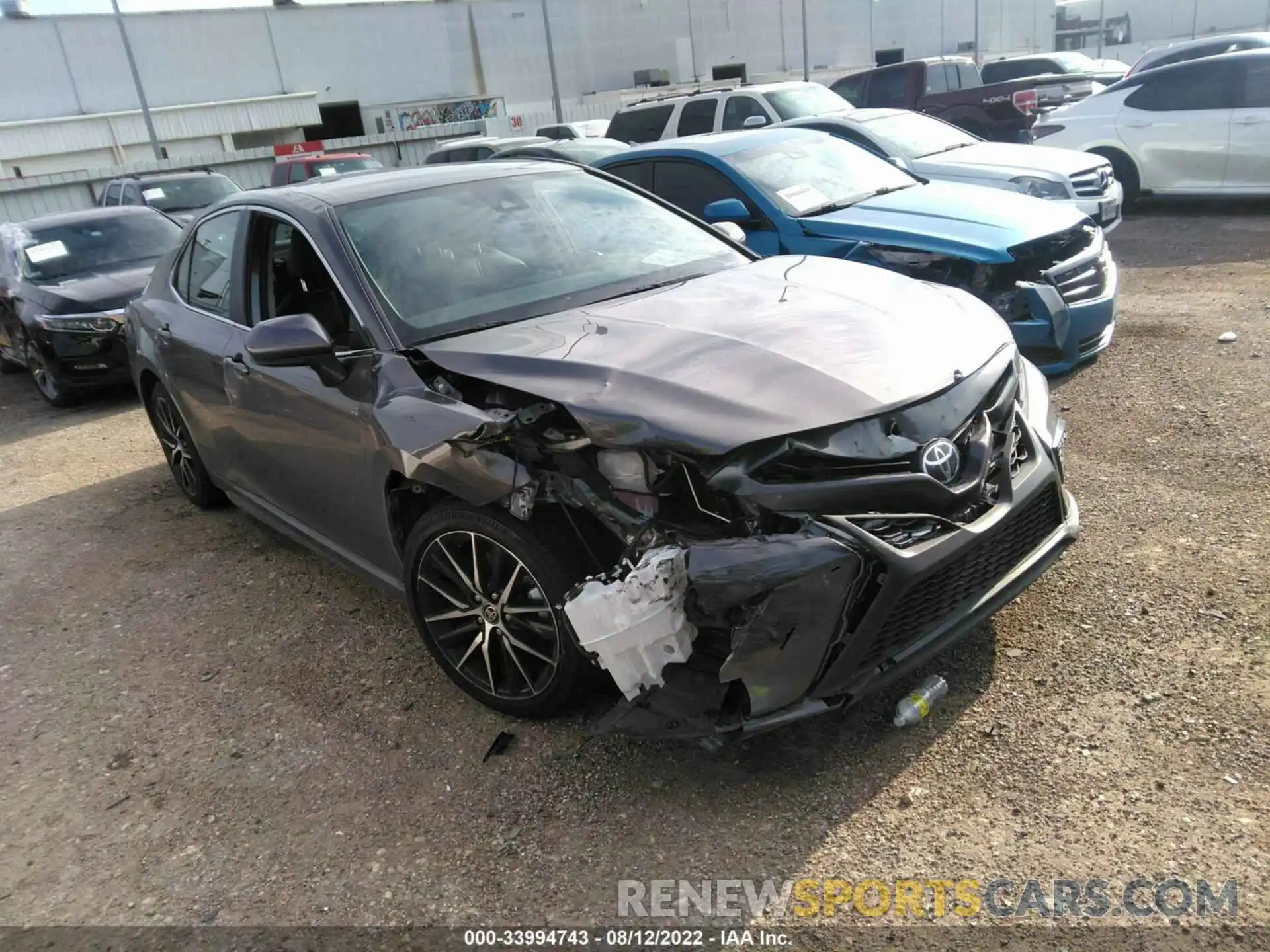 1 Photograph of a damaged car 4T1G11AKXMU463436 TOYOTA CAMRY 2021