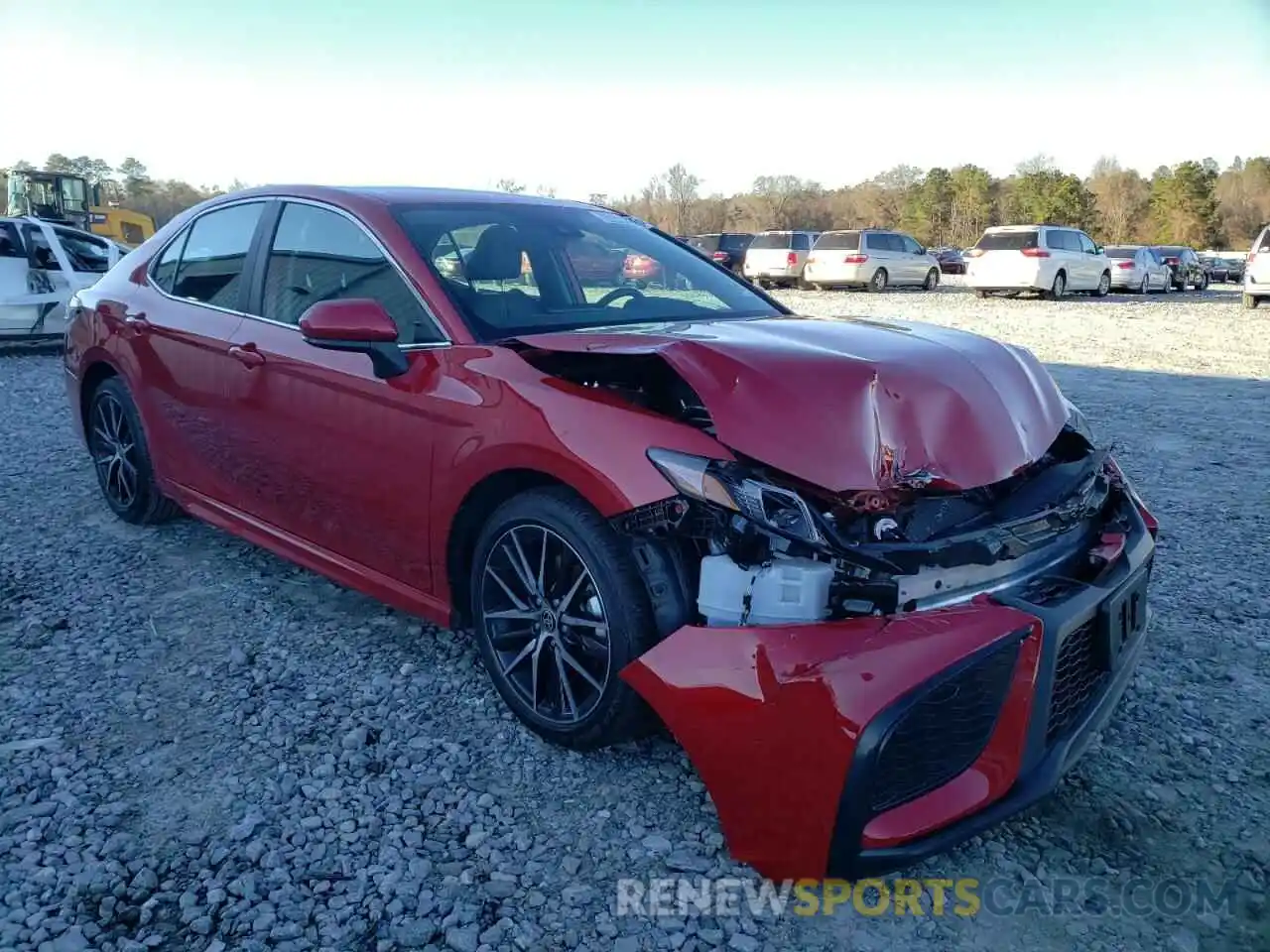 1 Photograph of a damaged car 4T1G11AKXMU465073 TOYOTA CAMRY 2021