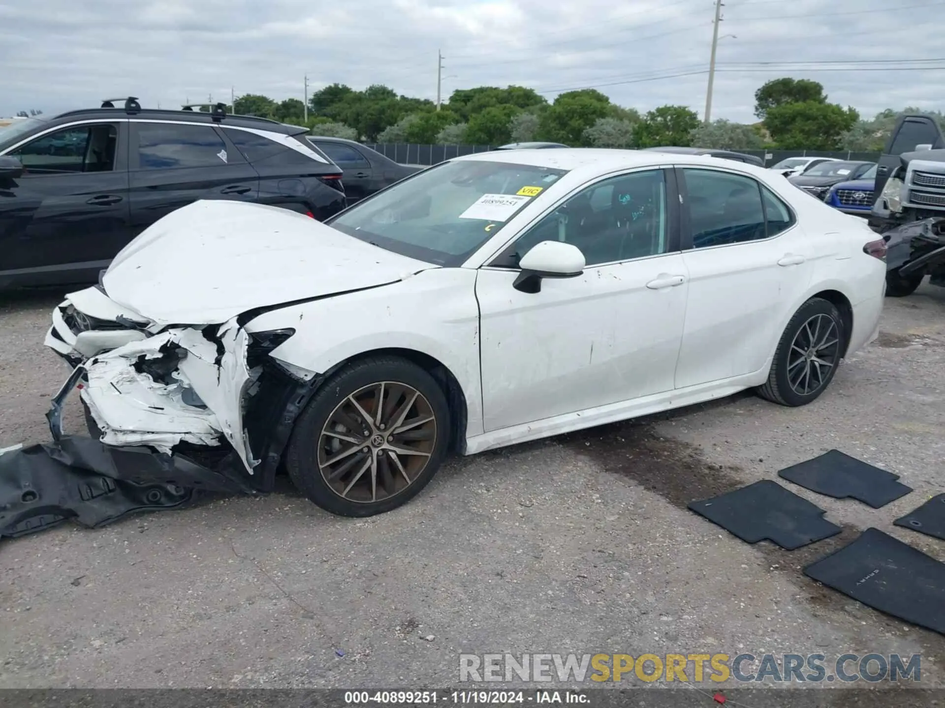 2 Photograph of a damaged car 4T1G11AKXMU470757 TOYOTA CAMRY 2021