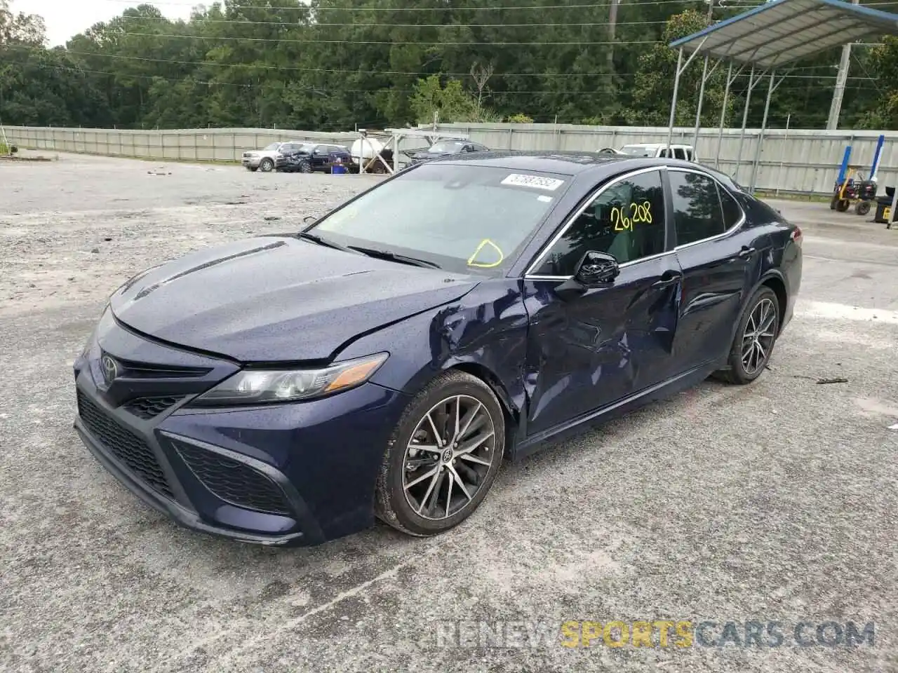 2 Photograph of a damaged car 4T1G11AKXMU476719 TOYOTA CAMRY 2021