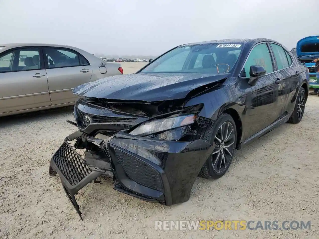 1 Photograph of a damaged car 4T1G11AKXMU488885 TOYOTA CAMRY 2021