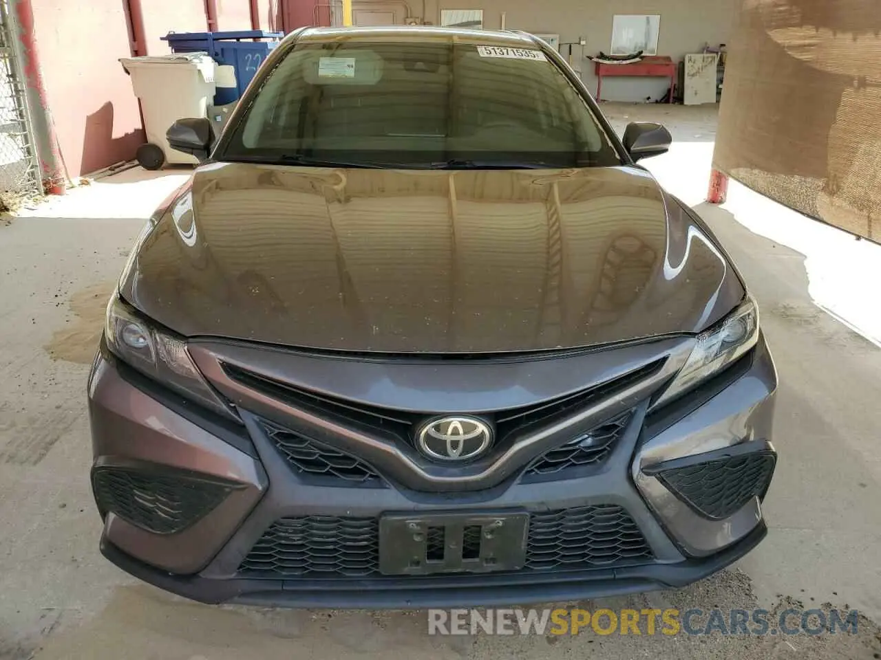 5 Photograph of a damaged car 4T1G11AKXMU490815 TOYOTA CAMRY 2021