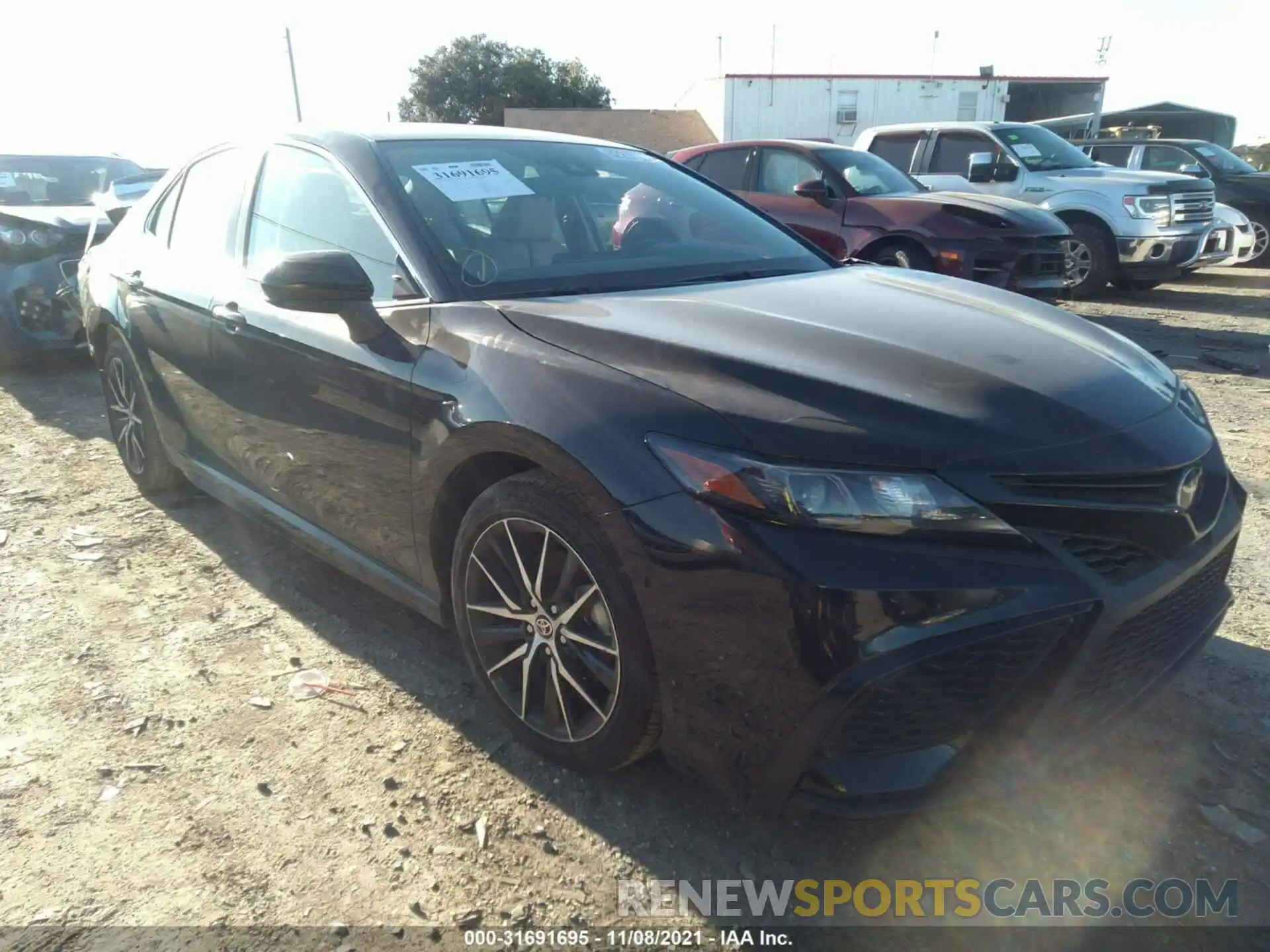 1 Photograph of a damaged car 4T1G11AKXMU491365 TOYOTA CAMRY 2021