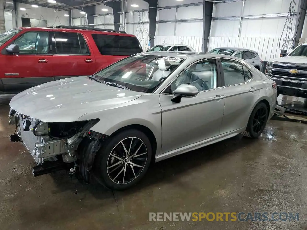 1 Photograph of a damaged car 4T1G11AKXMU491432 TOYOTA CAMRY 2021