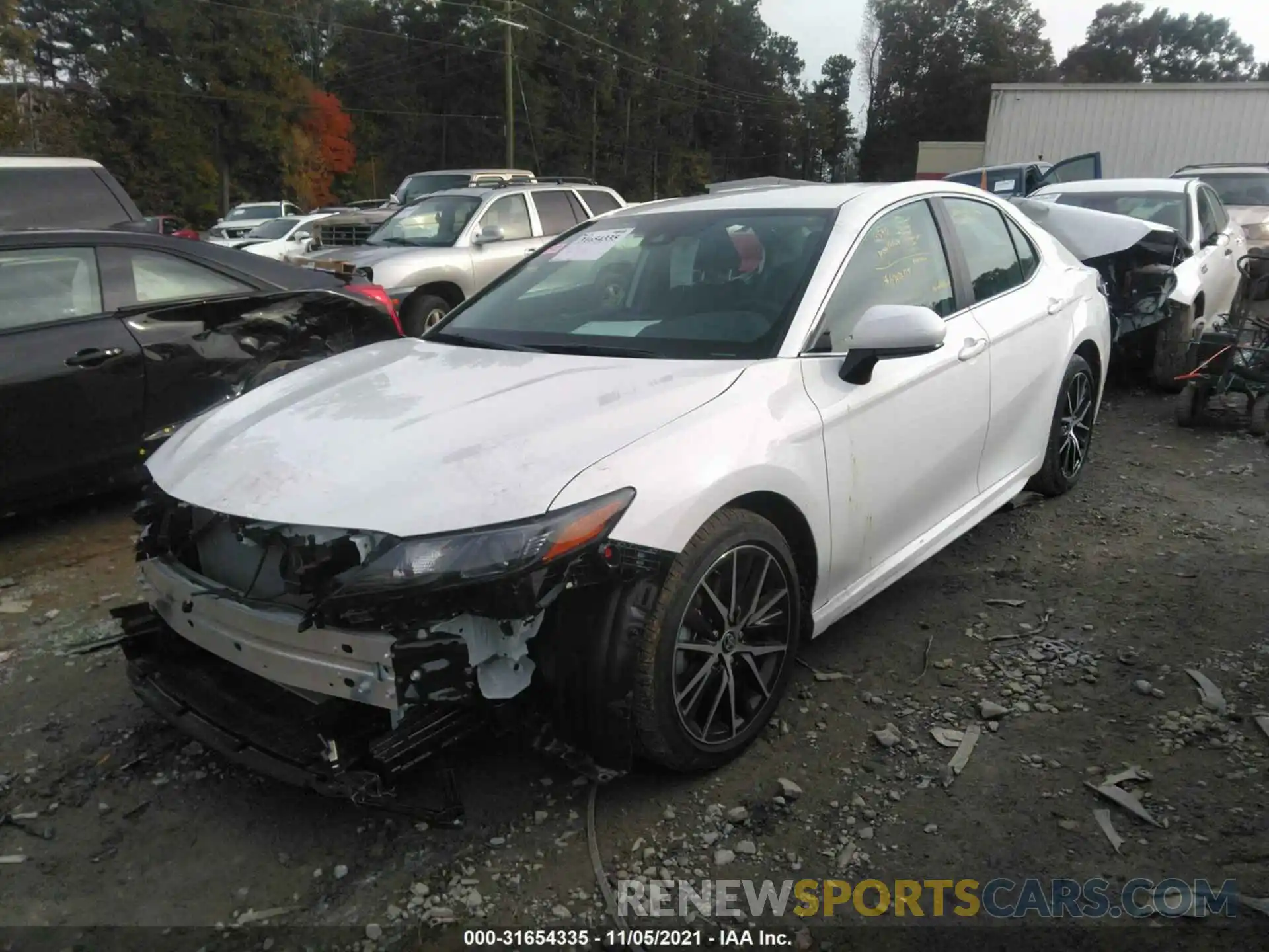 2 Photograph of a damaged car 4T1G11AKXMU491494 TOYOTA CAMRY 2021