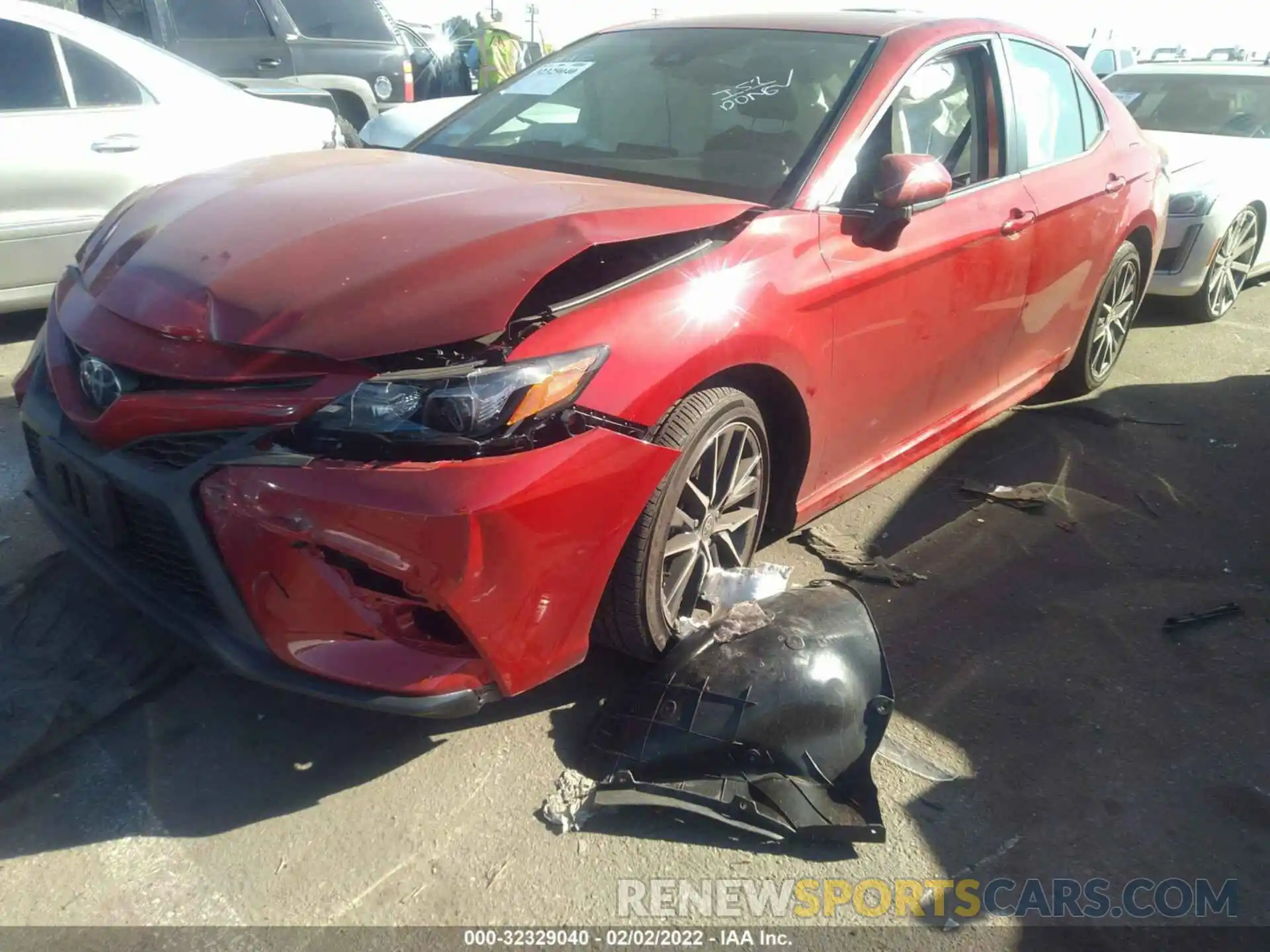 2 Photograph of a damaged car 4T1G11AKXMU497716 TOYOTA CAMRY 2021