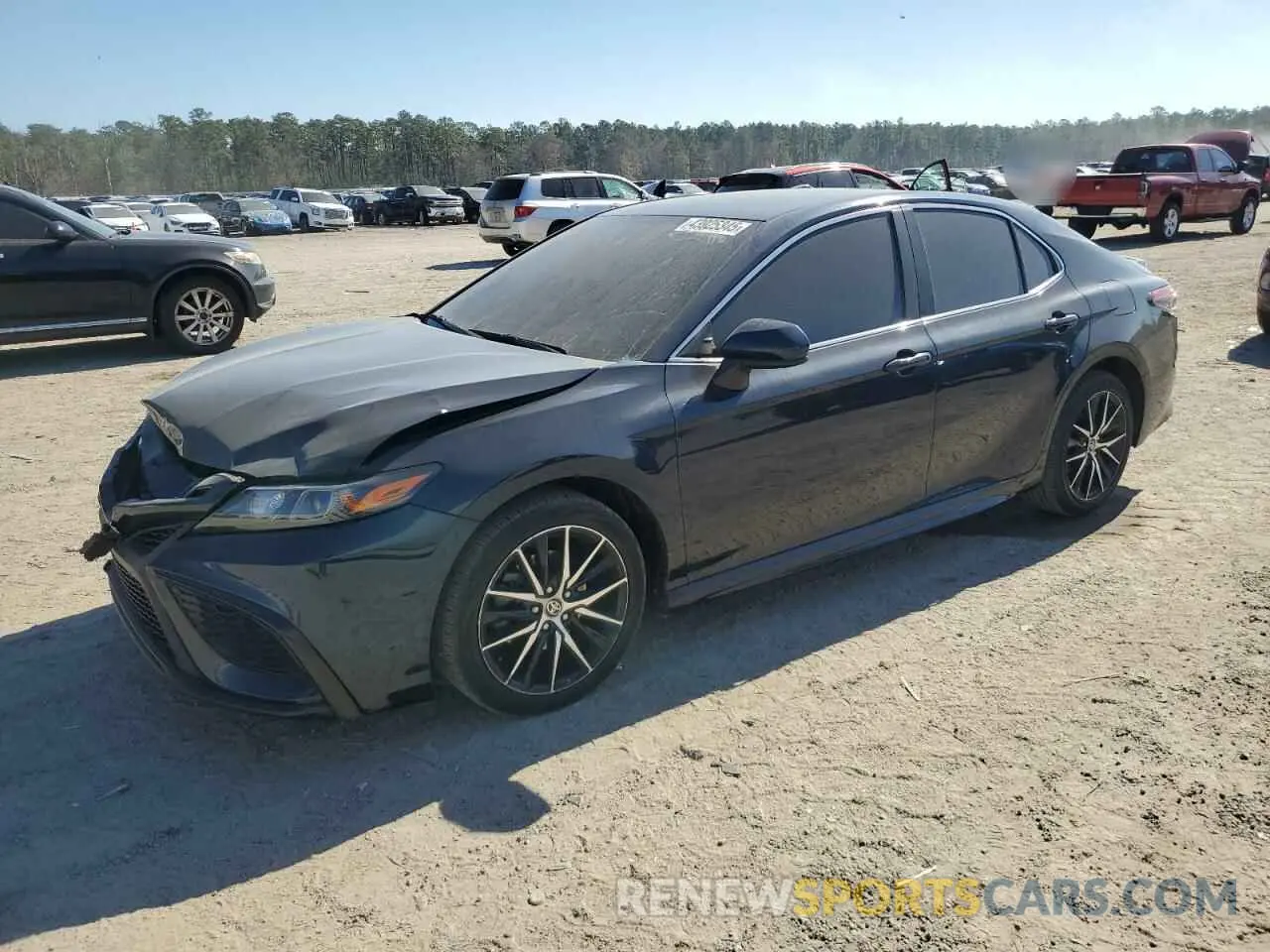 1 Photograph of a damaged car 4T1G11AKXMU523277 TOYOTA CAMRY 2021