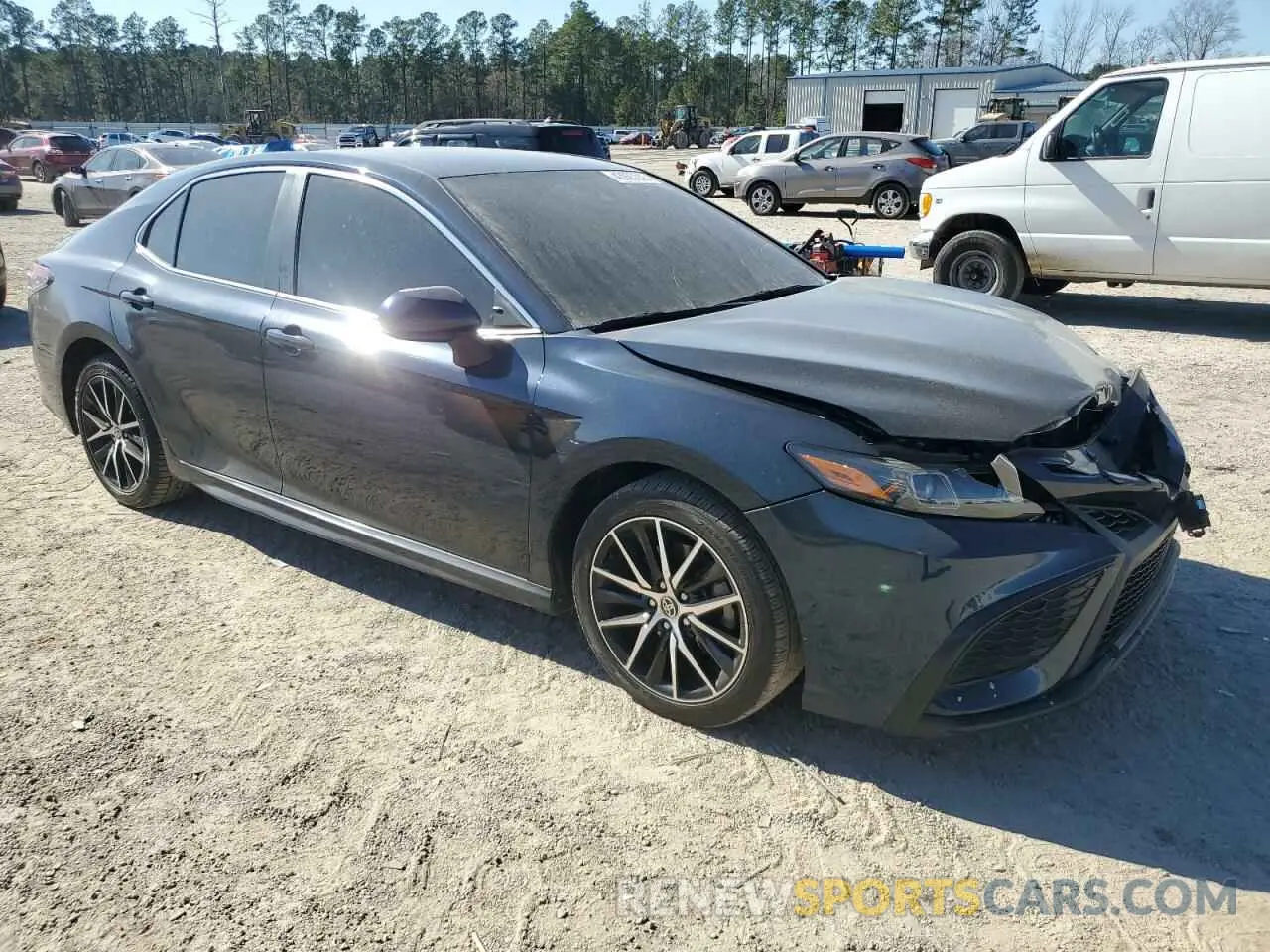 4 Photograph of a damaged car 4T1G11AKXMU523277 TOYOTA CAMRY 2021