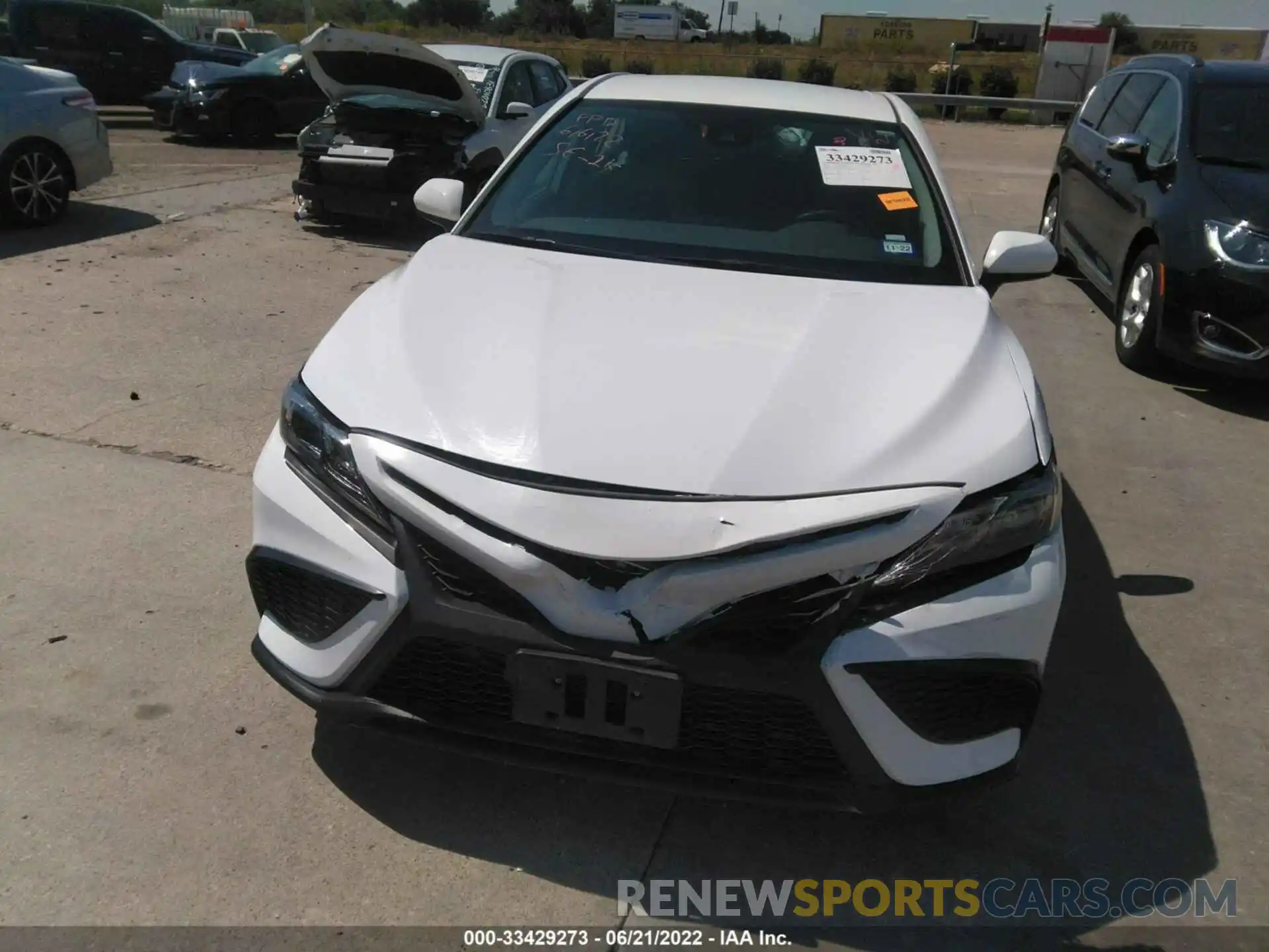 6 Photograph of a damaged car 4T1G11AKXMU524834 TOYOTA CAMRY 2021