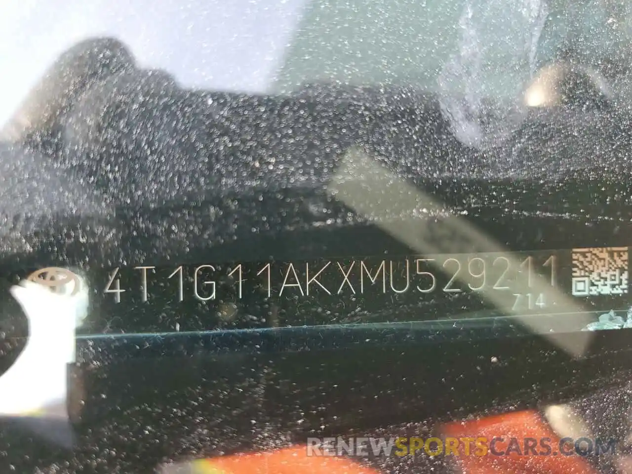 13 Photograph of a damaged car 4T1G11AKXMU529211 TOYOTA CAMRY 2021