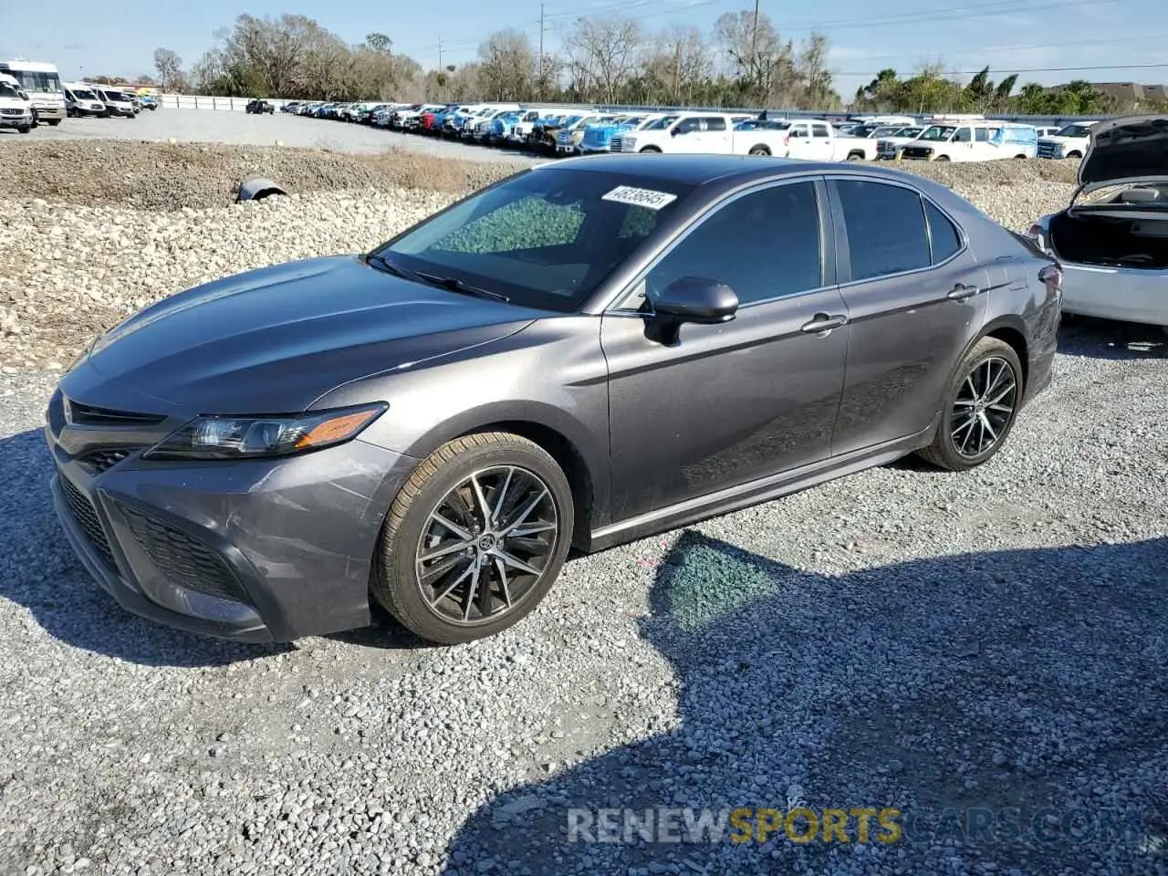 1 Photograph of a damaged car 4T1G11AKXMU530133 TOYOTA CAMRY 2021