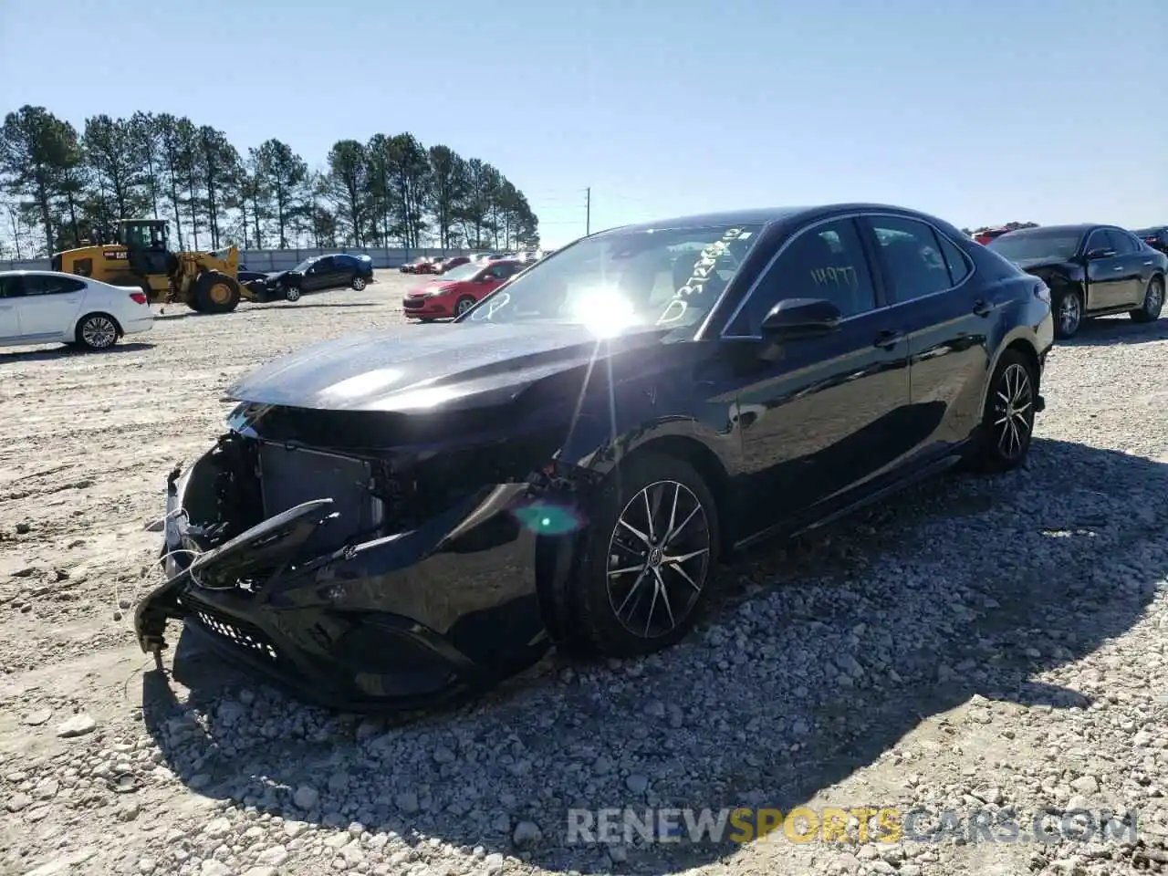 2 Photograph of a damaged car 4T1G11AKXMU534179 TOYOTA CAMRY 2021