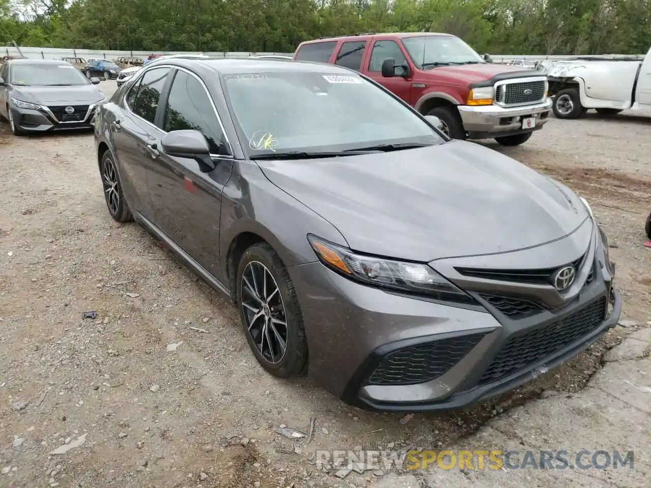 1 Photograph of a damaged car 4T1G11AKXMU536224 TOYOTA CAMRY 2021