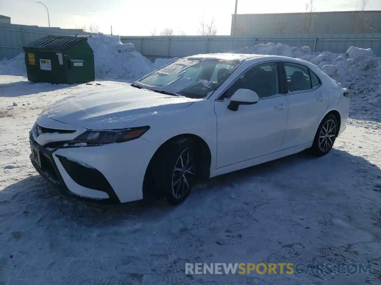 1 Photograph of a damaged car 4T1G11AKXMU548437 TOYOTA CAMRY 2021