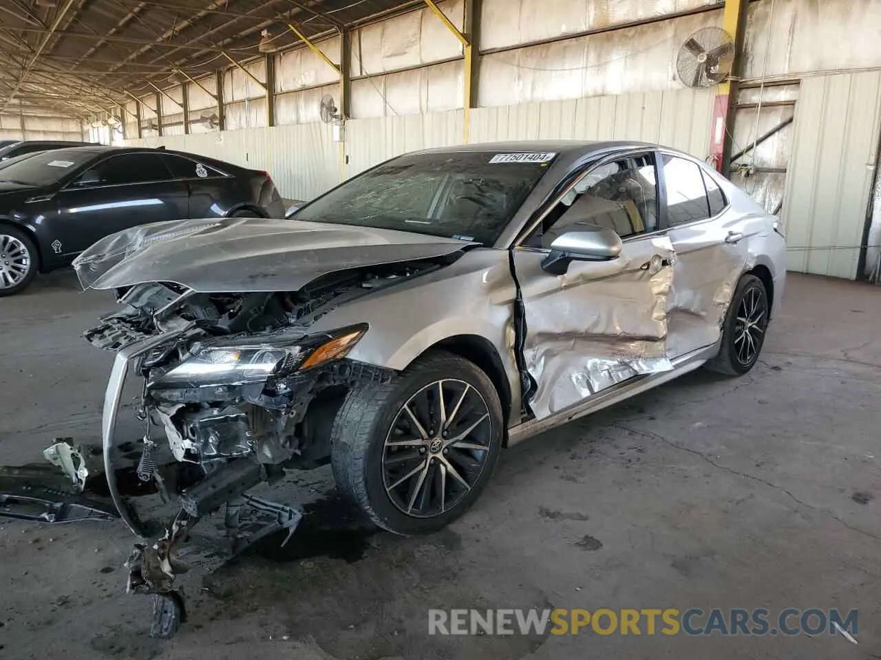 1 Photograph of a damaged car 4T1G11AKXMU548938 TOYOTA CAMRY 2021