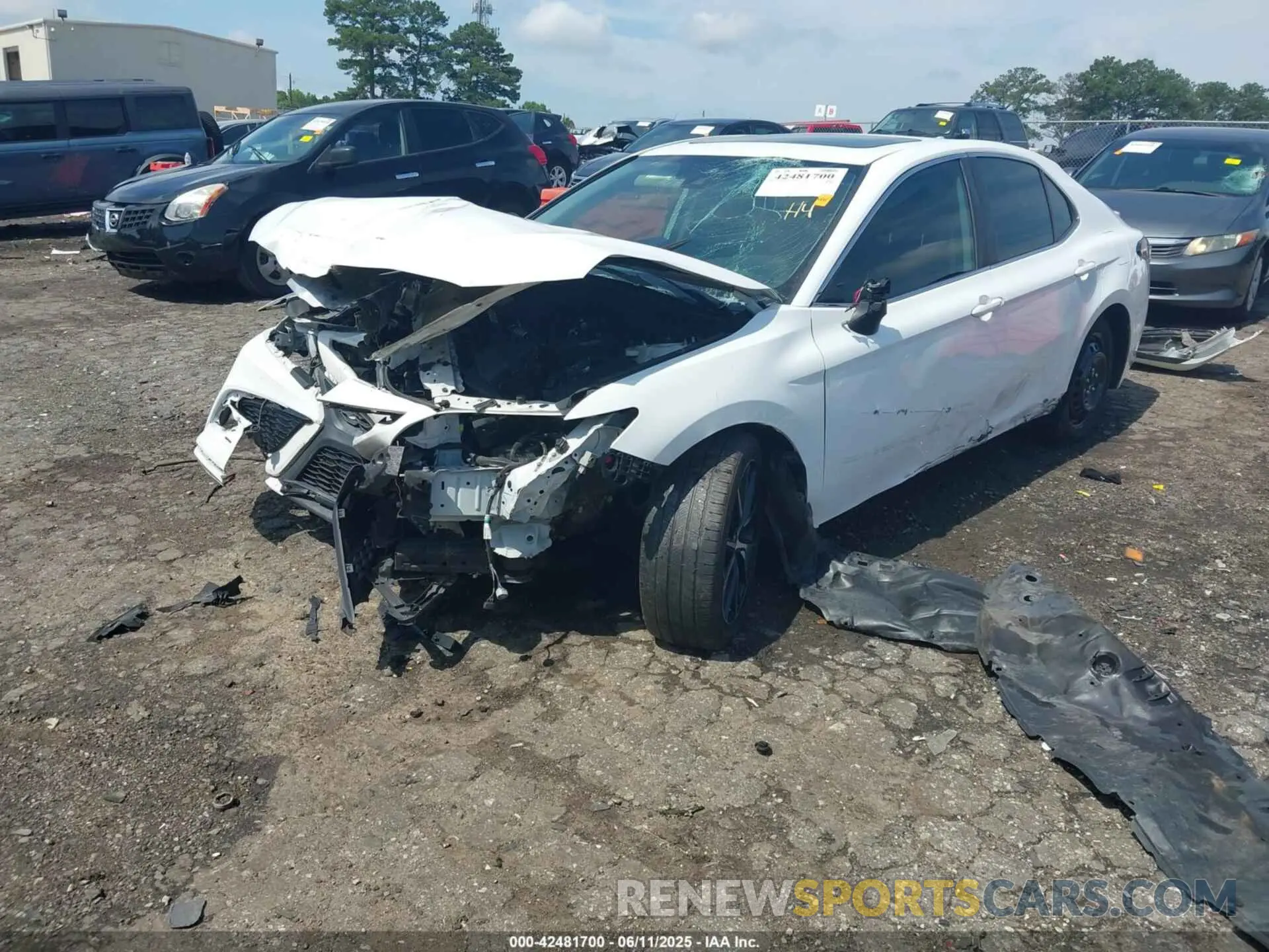 2 Photograph of a damaged car 4T1G11AKXMU551323 TOYOTA CAMRY 2021
