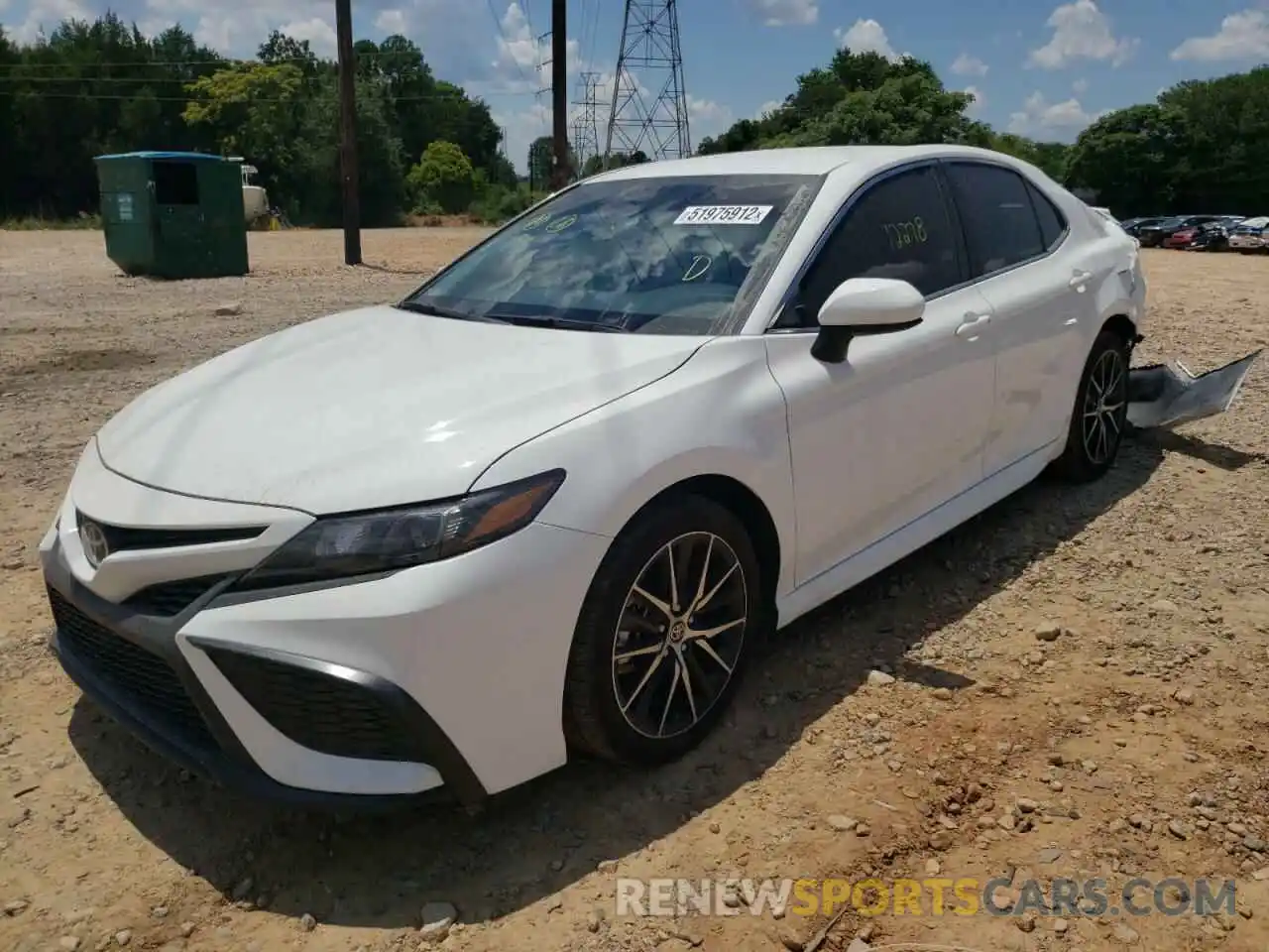 2 Photograph of a damaged car 4T1G11AKXMU569269 TOYOTA CAMRY 2021