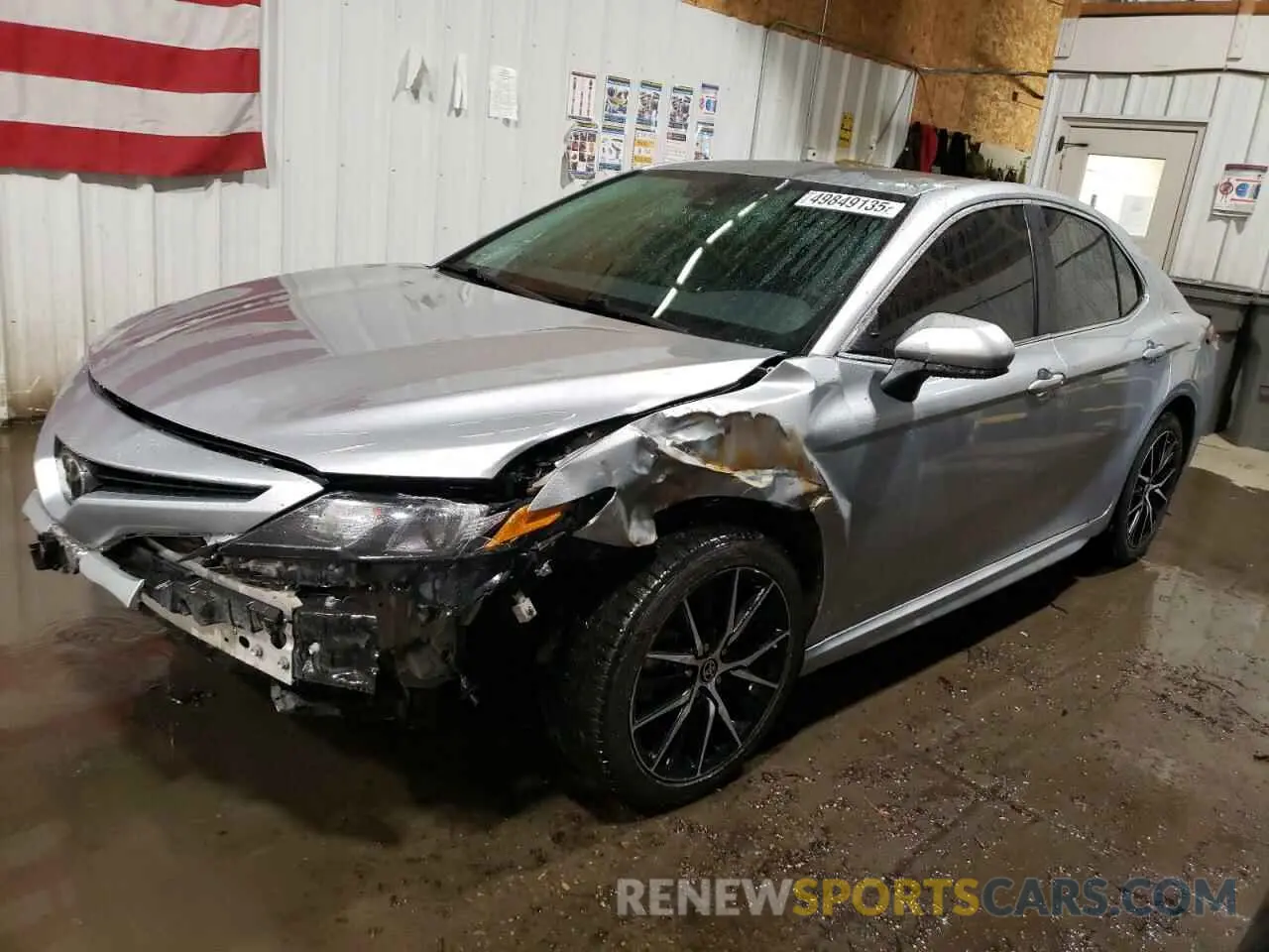 1 Photograph of a damaged car 4T1G11AKXMU579624 TOYOTA CAMRY 2021