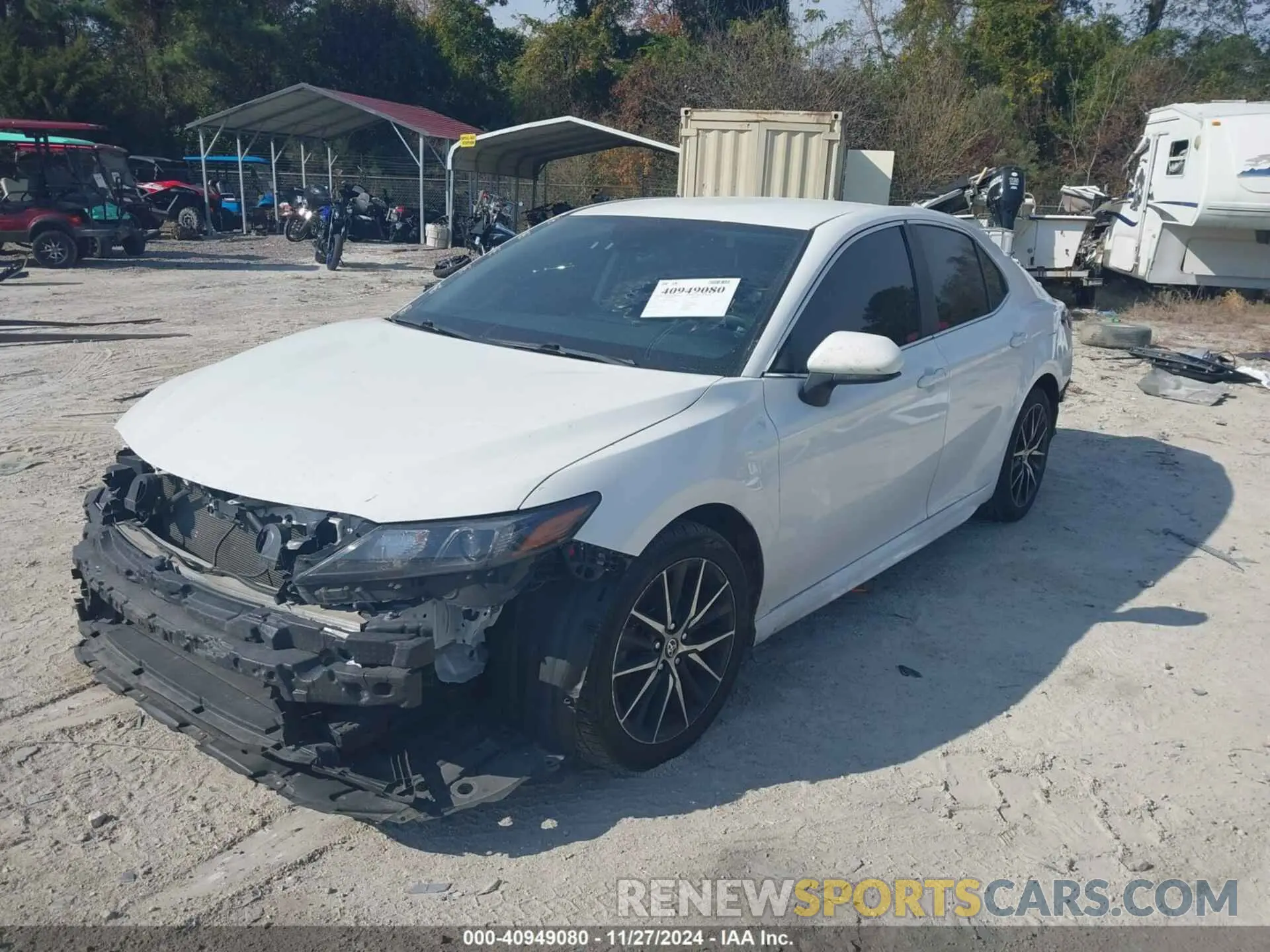2 Photograph of a damaged car 4T1G11AKXMU588517 TOYOTA CAMRY 2021