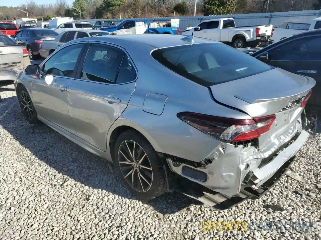 2 Photograph of a damaged car 4T1G11AKXMU591482 TOYOTA CAMRY 2021