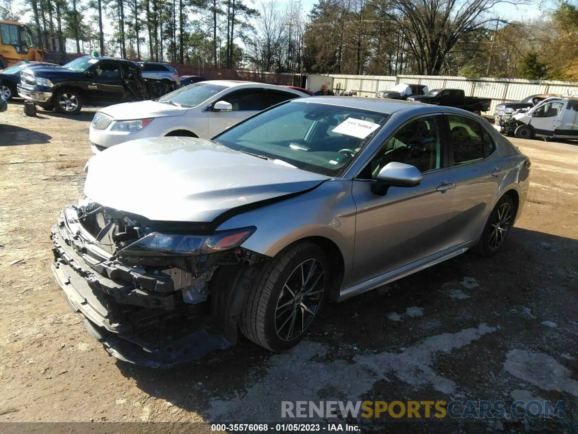 2 Photograph of a damaged car 4T1G11AKXMU603694 TOYOTA CAMRY 2021