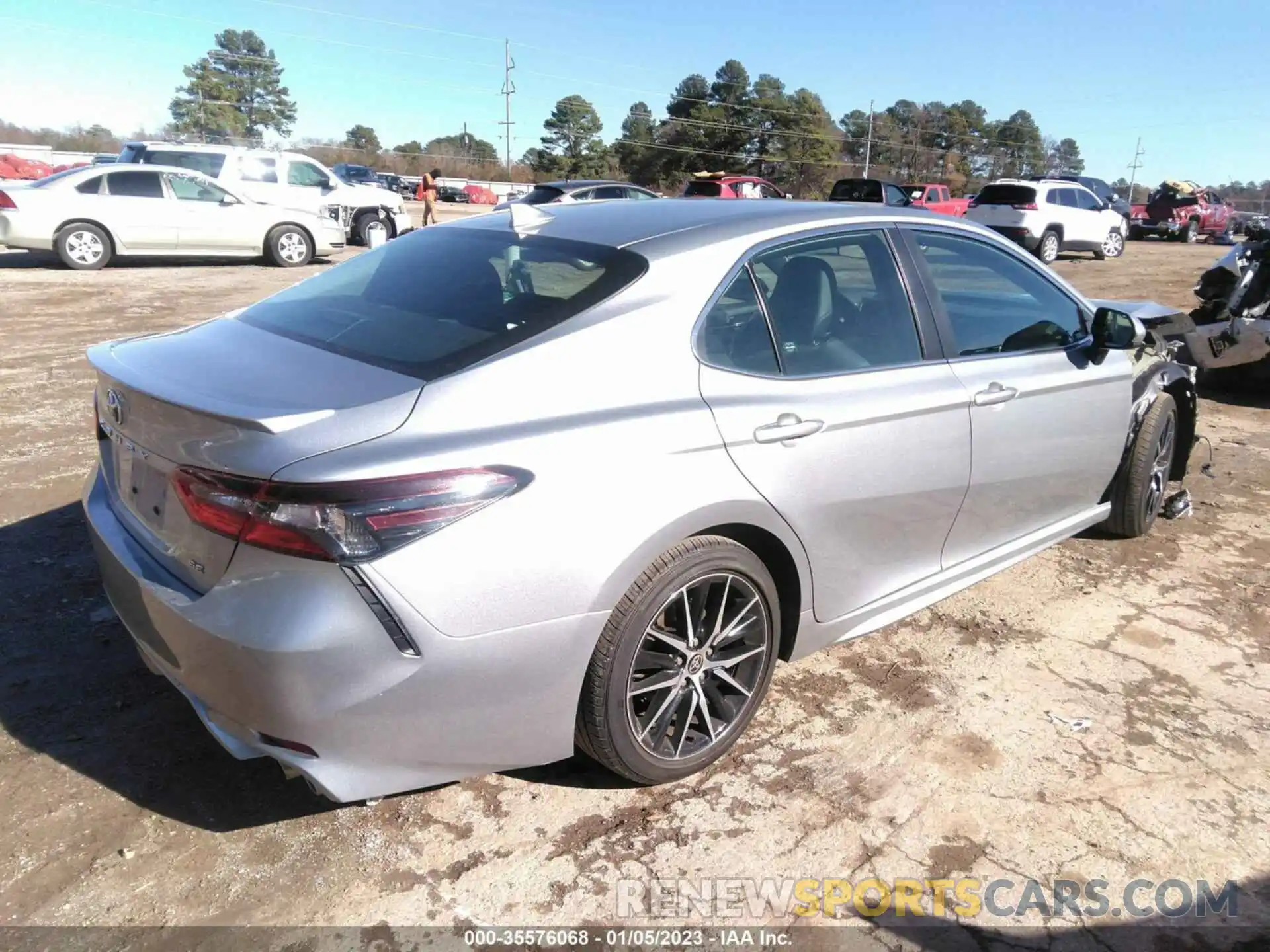 4 Photograph of a damaged car 4T1G11AKXMU603694 TOYOTA CAMRY 2021