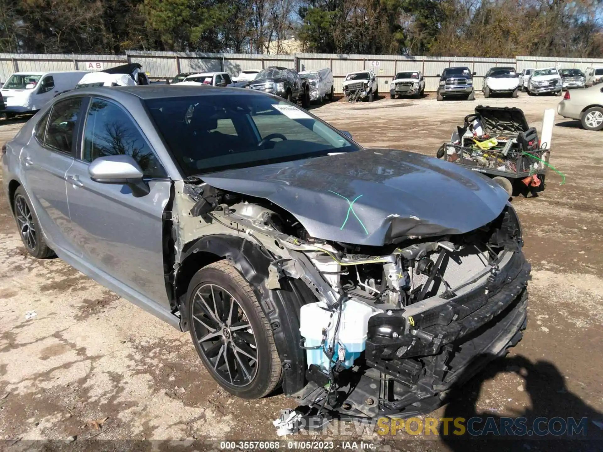 6 Photograph of a damaged car 4T1G11AKXMU603694 TOYOTA CAMRY 2021