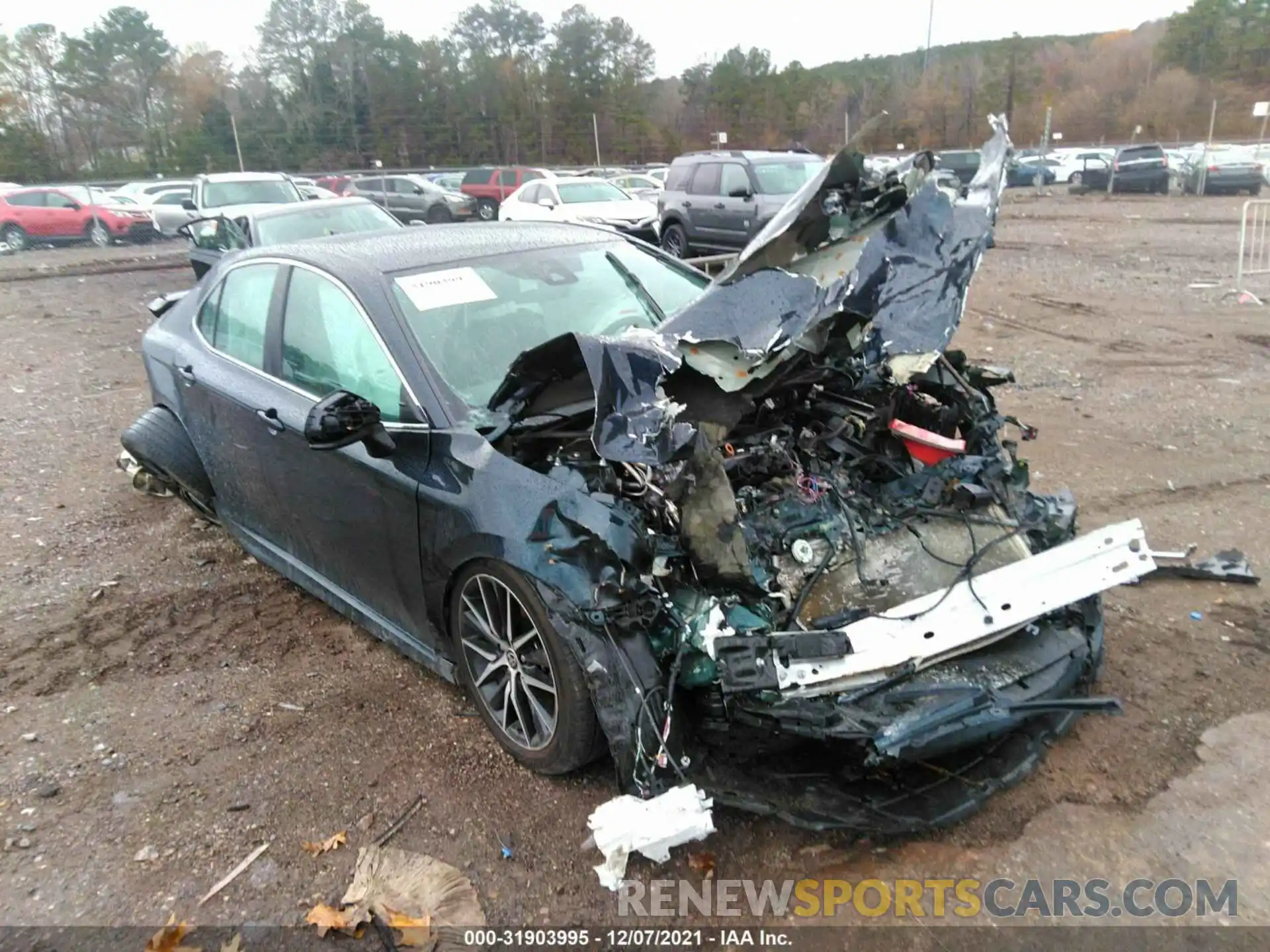 1 Photograph of a damaged car 4T1G11AL8MU431908 TOYOTA CAMRY 2021