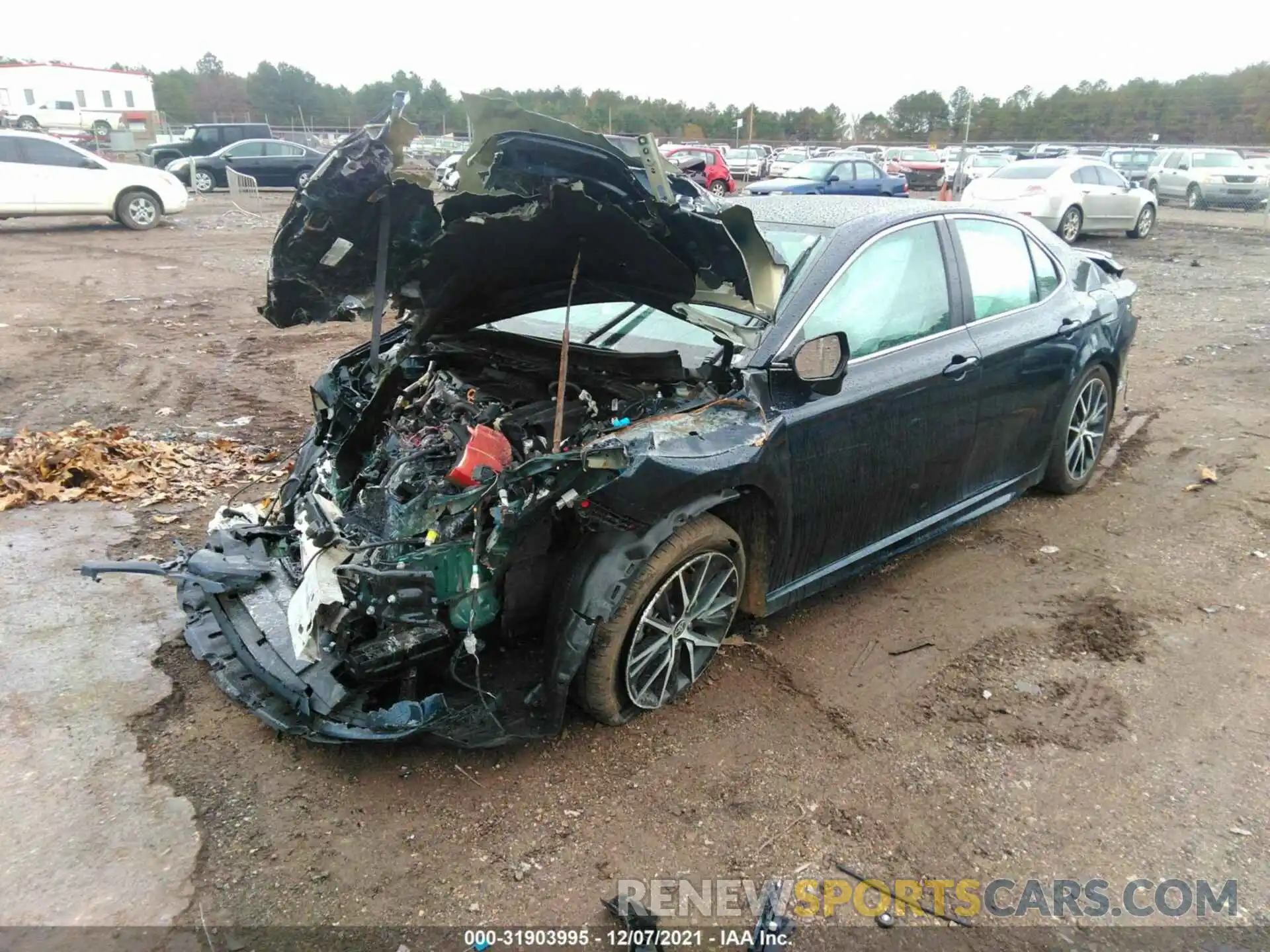 2 Photograph of a damaged car 4T1G11AL8MU431908 TOYOTA CAMRY 2021