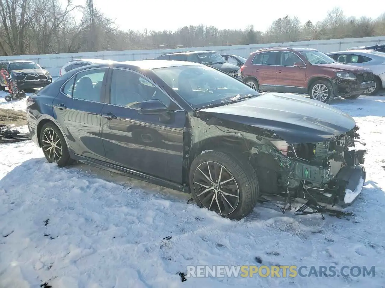 4 Photograph of a damaged car 4T1G11BK0MU021649 TOYOTA CAMRY 2021
