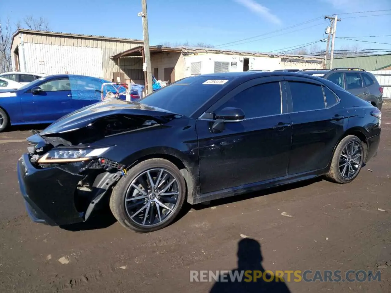 1 Photograph of a damaged car 4T1G11BK0MU022980 TOYOTA CAMRY 2021