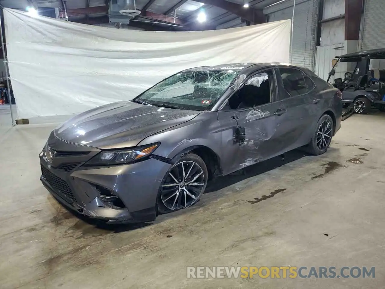 1 Photograph of a damaged car 4T1G11BK0MU034157 TOYOTA CAMRY 2021