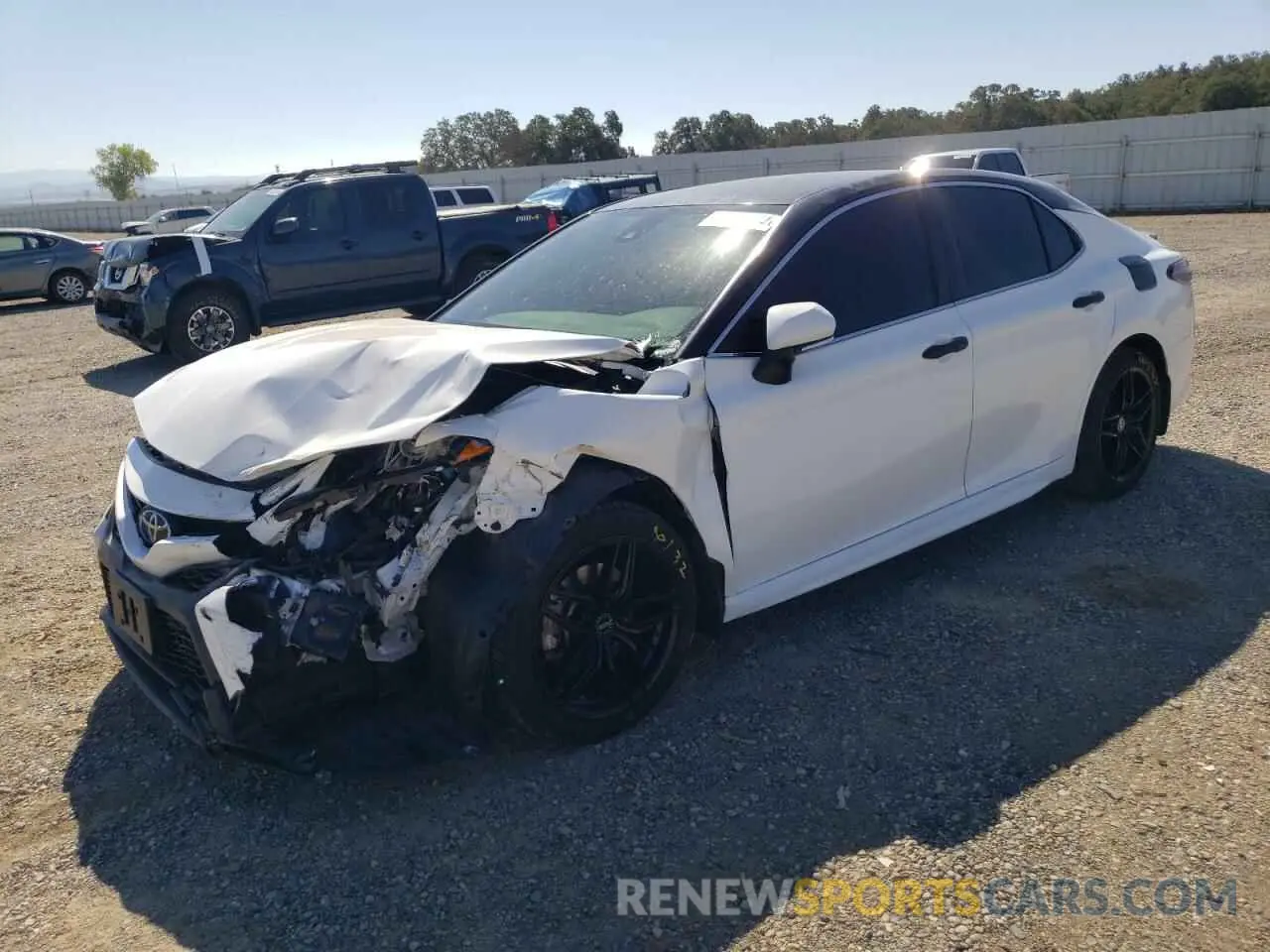 1 Photograph of a damaged car 4T1G11BK2MU021202 TOYOTA CAMRY 2021