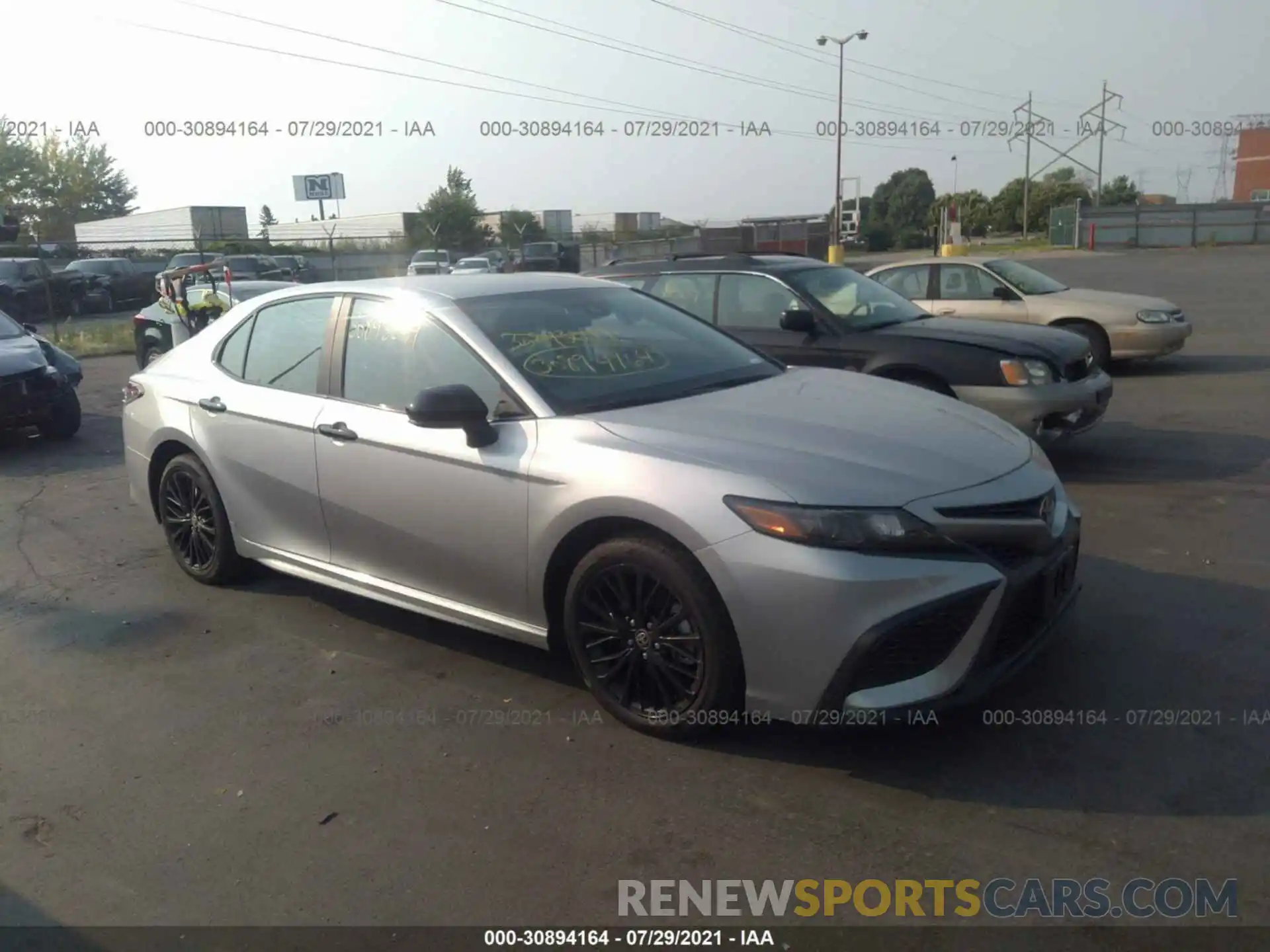 1 Photograph of a damaged car 4T1G11BK2MU024147 TOYOTA CAMRY 2021