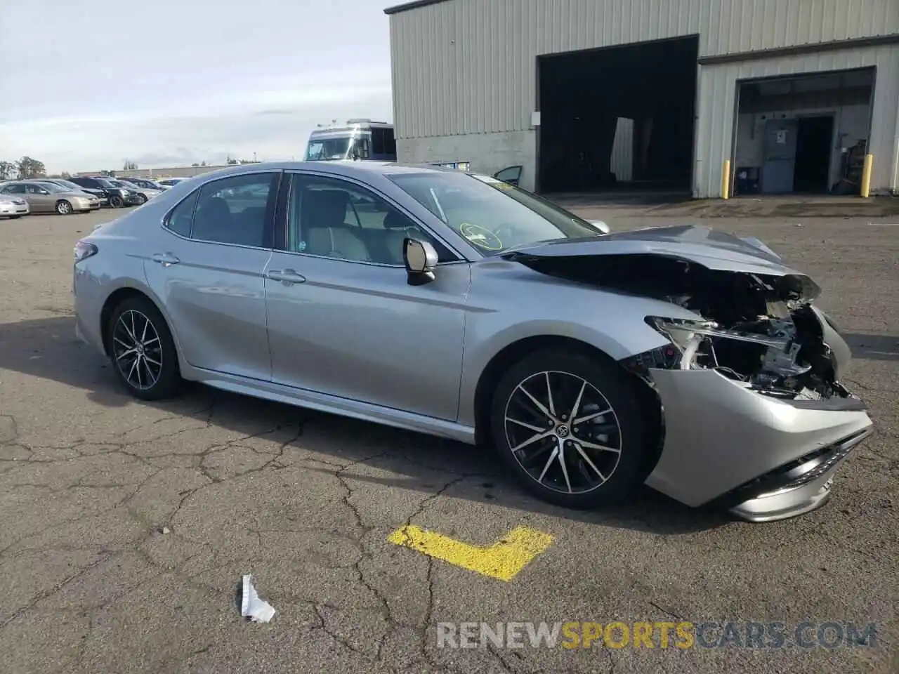 1 Photograph of a damaged car 4T1G11BK2MU025377 TOYOTA CAMRY 2021