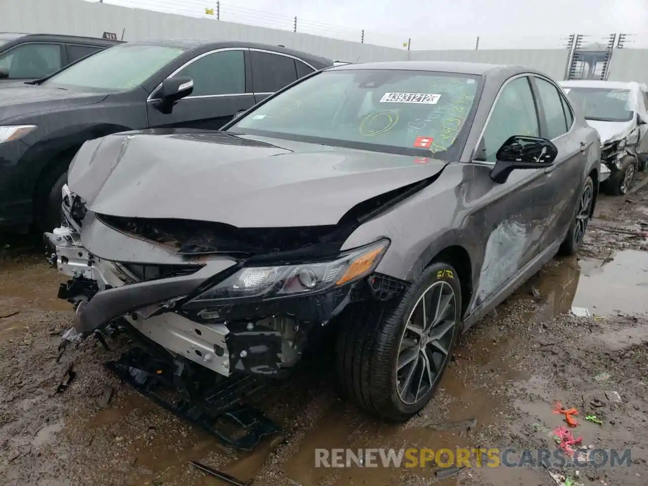 2 Photograph of a damaged car 4T1G11BK2MU033740 TOYOTA CAMRY 2021