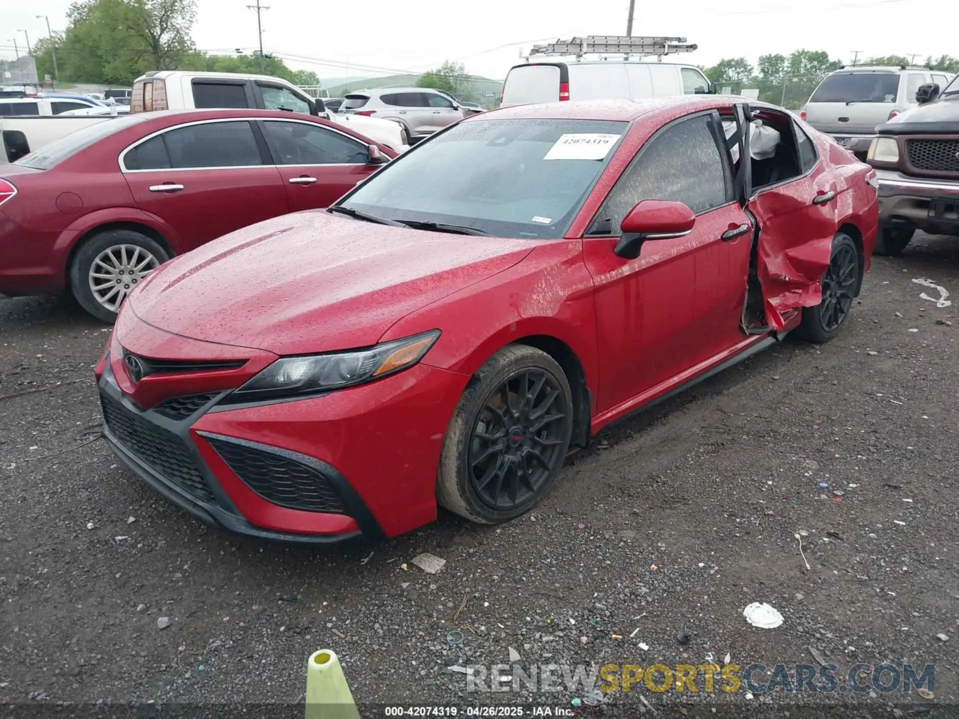 2 Photograph of a damaged car 4T1G11BK2MU045239 TOYOTA CAMRY 2021