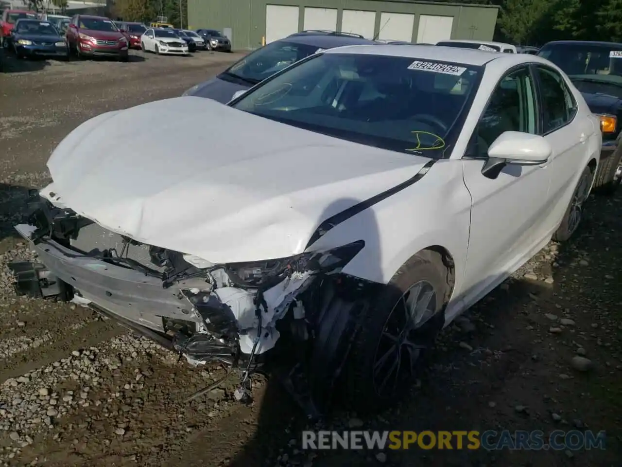 2 Photograph of a damaged car 4T1G11BK3MU026943 TOYOTA CAMRY 2021