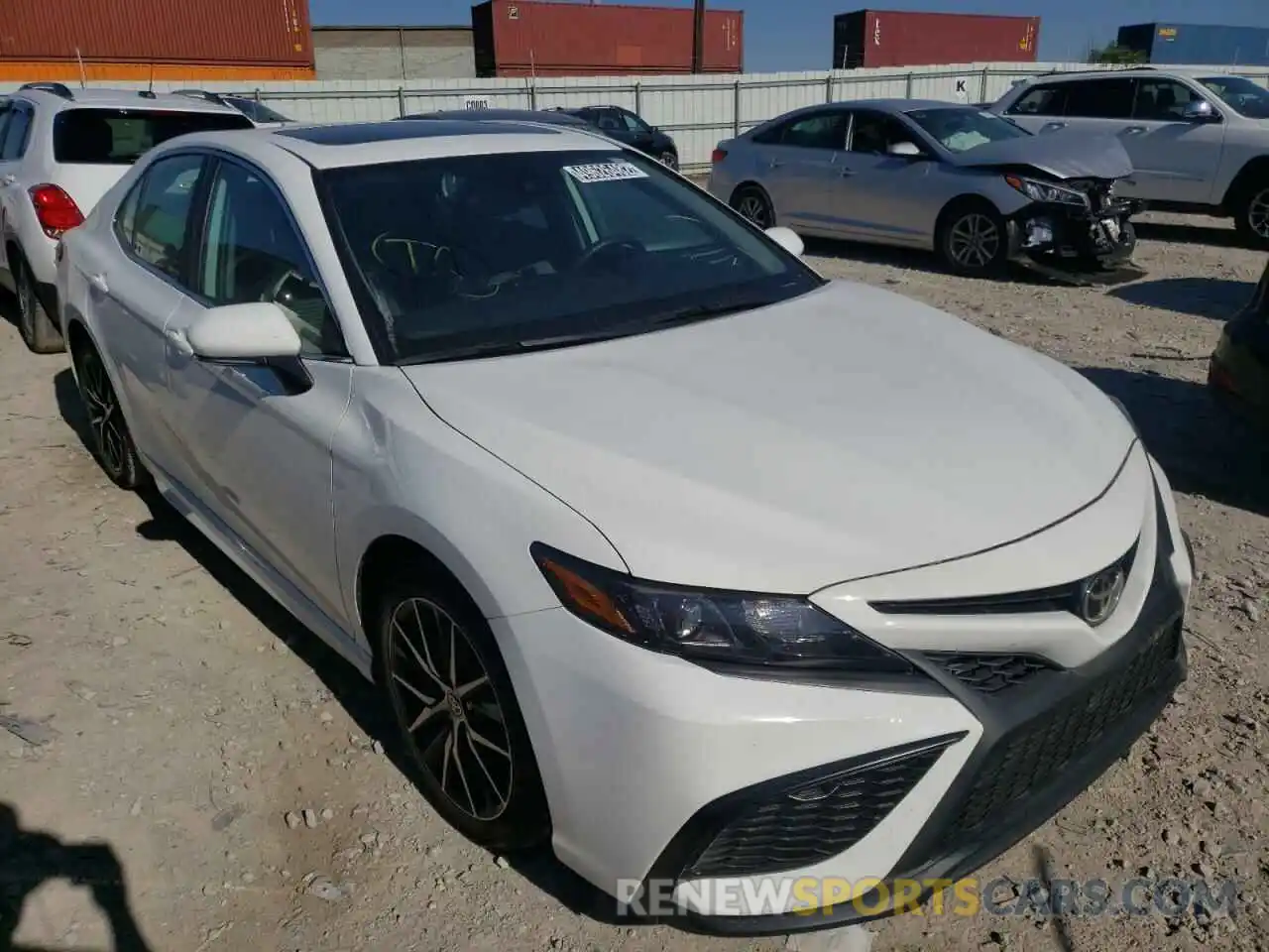 1 Photograph of a damaged car 4T1G11BK4MU022237 TOYOTA CAMRY 2021