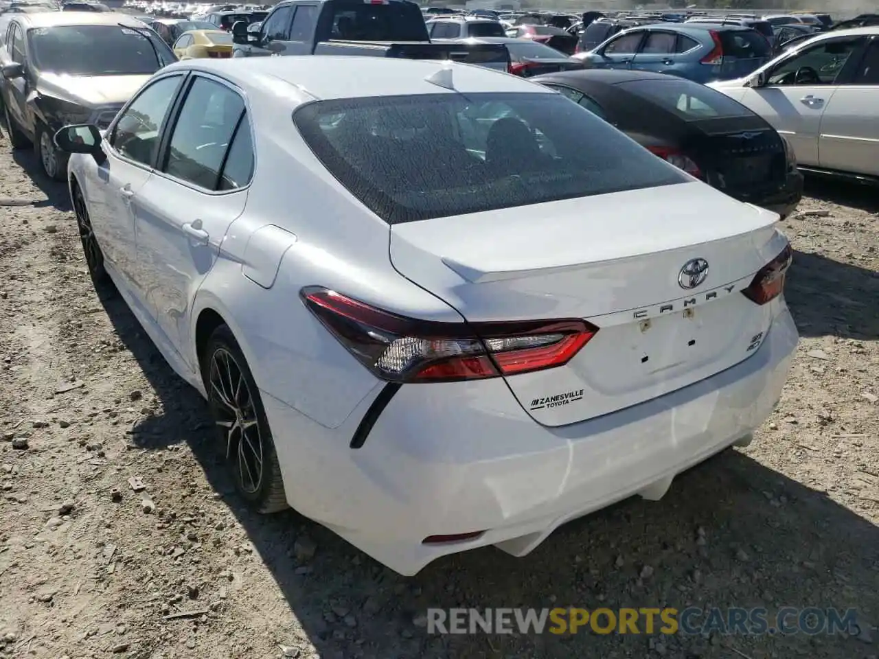 3 Photograph of a damaged car 4T1G11BK4MU022237 TOYOTA CAMRY 2021