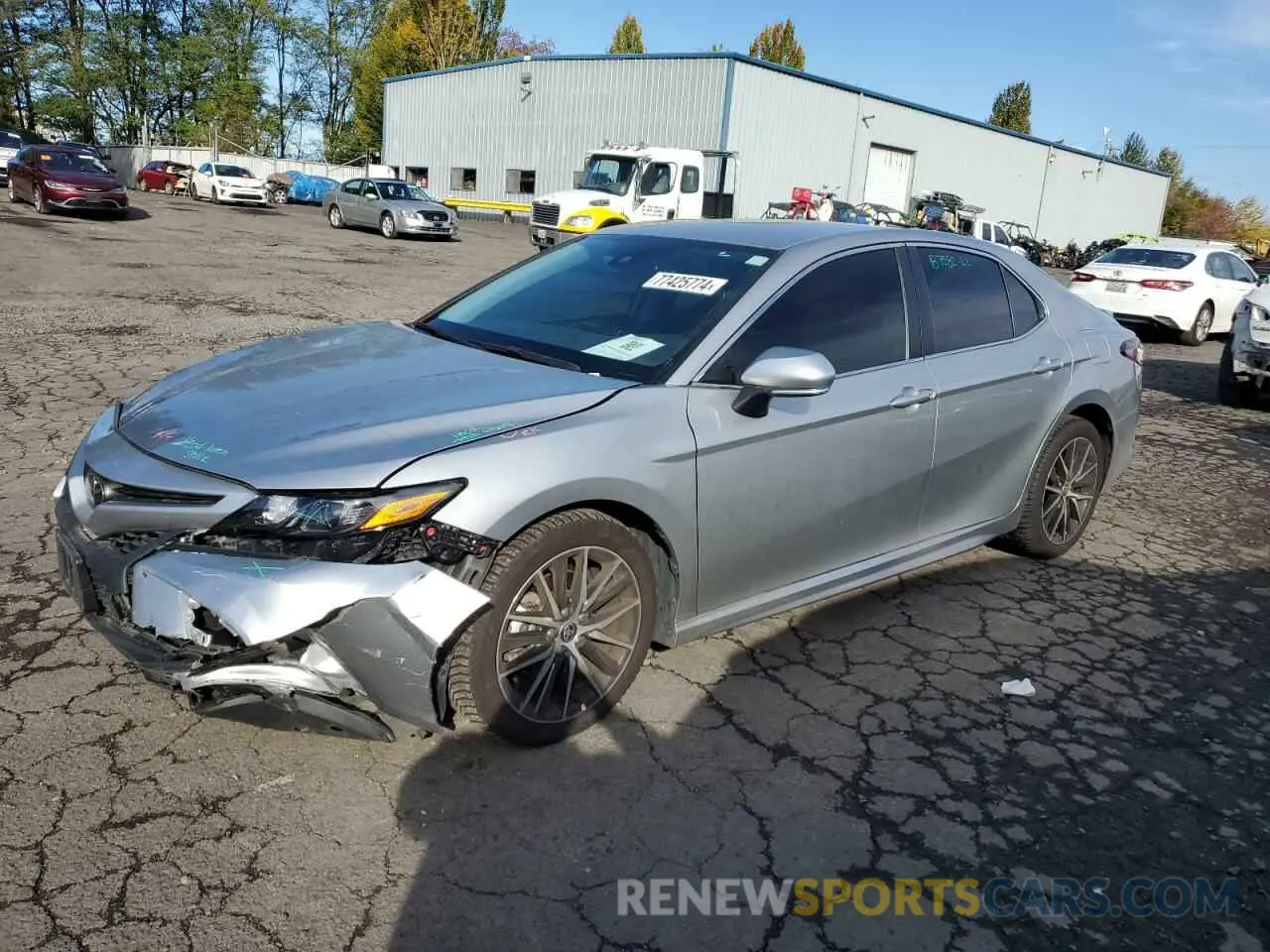 1 Photograph of a damaged car 4T1G11BK4MU044951 TOYOTA CAMRY 2021