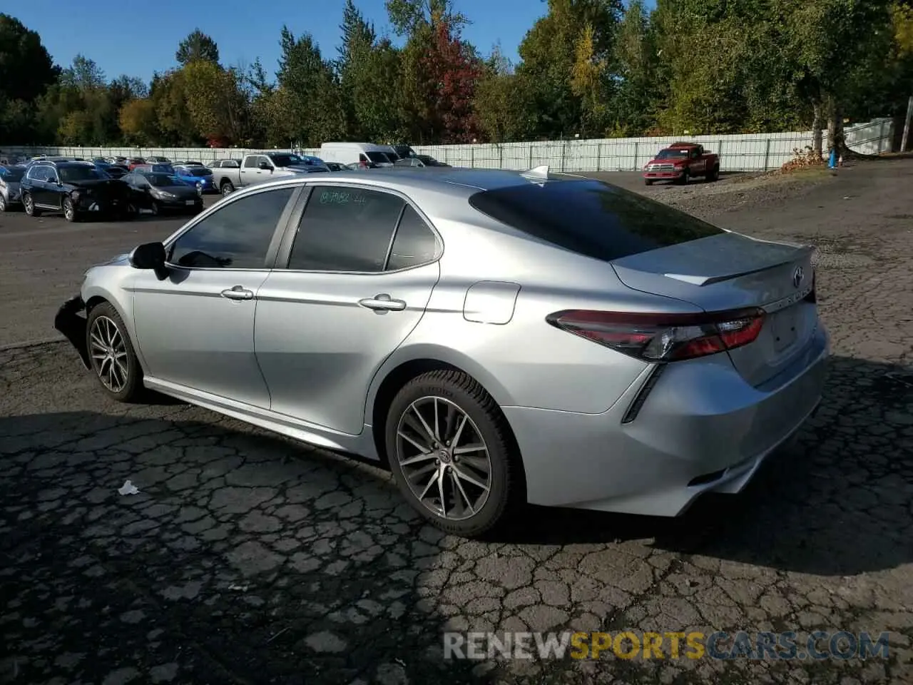 2 Photograph of a damaged car 4T1G11BK4MU044951 TOYOTA CAMRY 2021