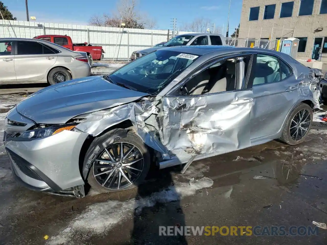 1 Photograph of a damaged car 4T1G11BK5MU037491 TOYOTA CAMRY 2021