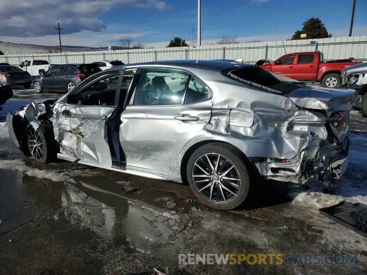 2 Photograph of a damaged car 4T1G11BK5MU037491 TOYOTA CAMRY 2021